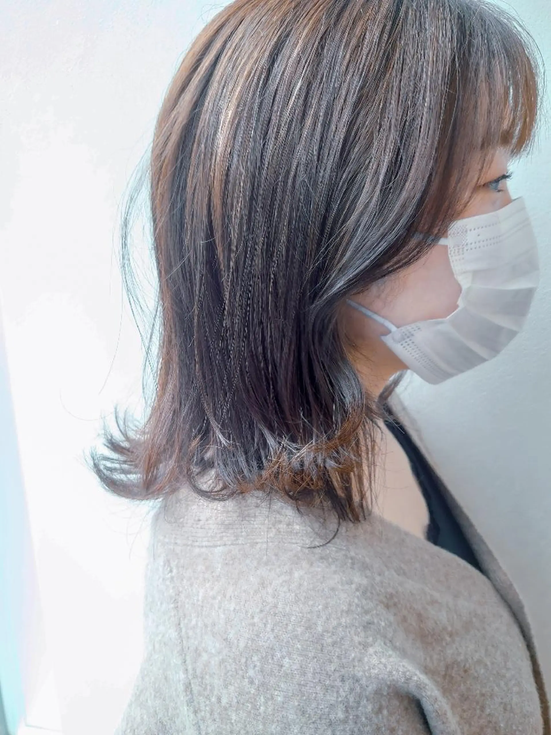 カラー ミディアム カット ヘアカラー トリートメント 髪質改善/ブリーチ 田代 龍我のヘアスタイル