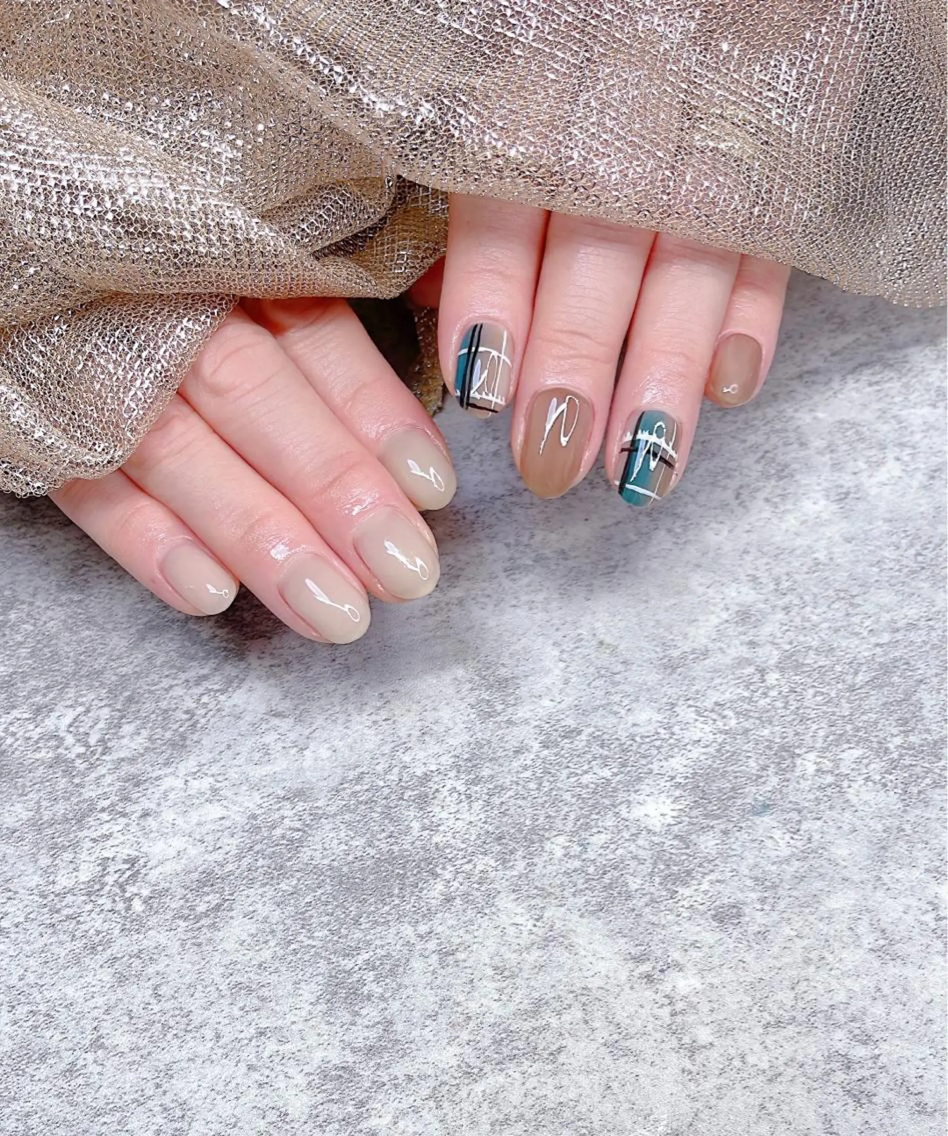 ミディアム めぐみのネイルサロン 惠のネイルデザイン