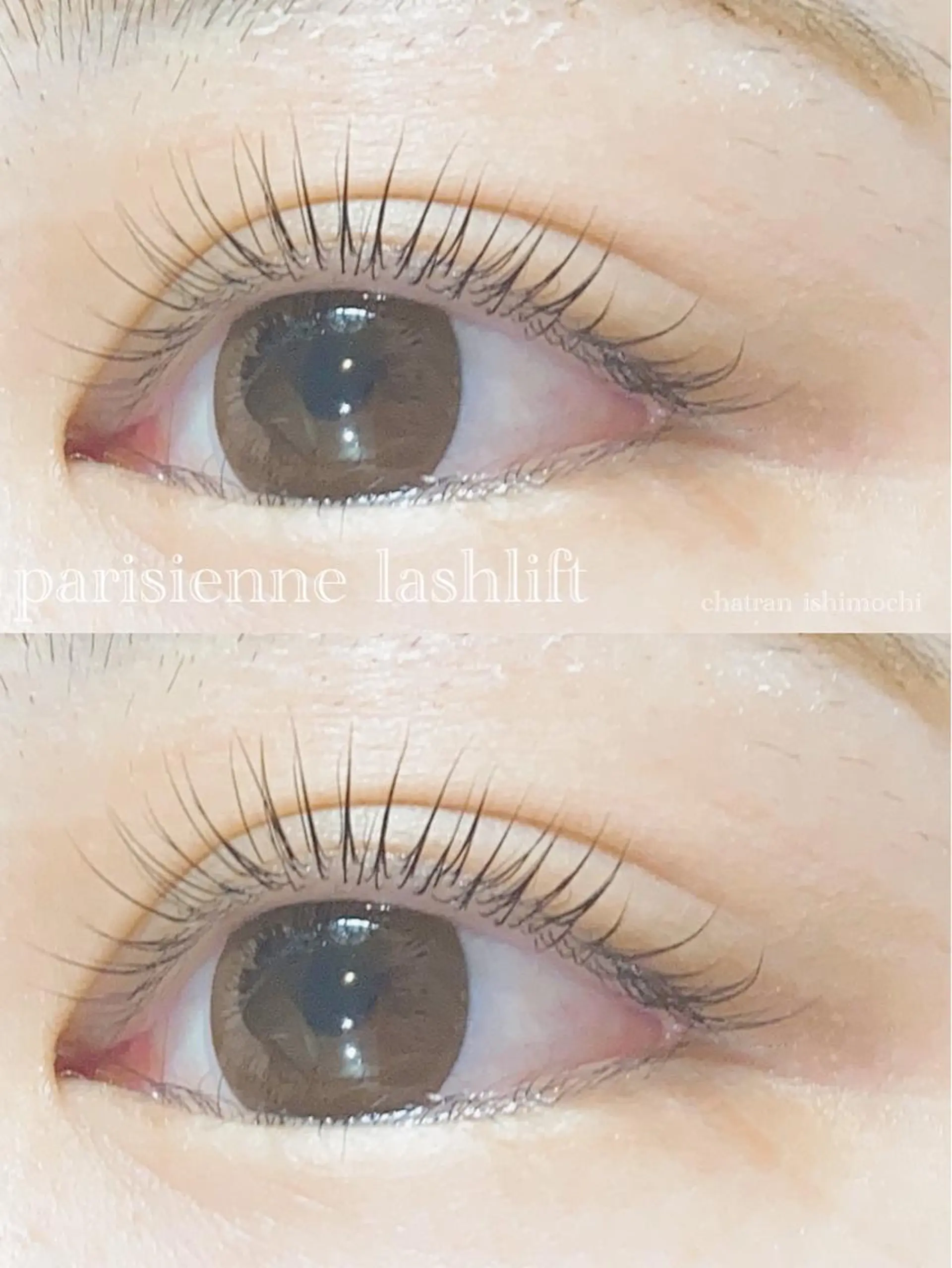 マツエク・マツパ パリジェンヌラッシュリフト マツパ chatran ishimochiのマツエク・マツパデザイン