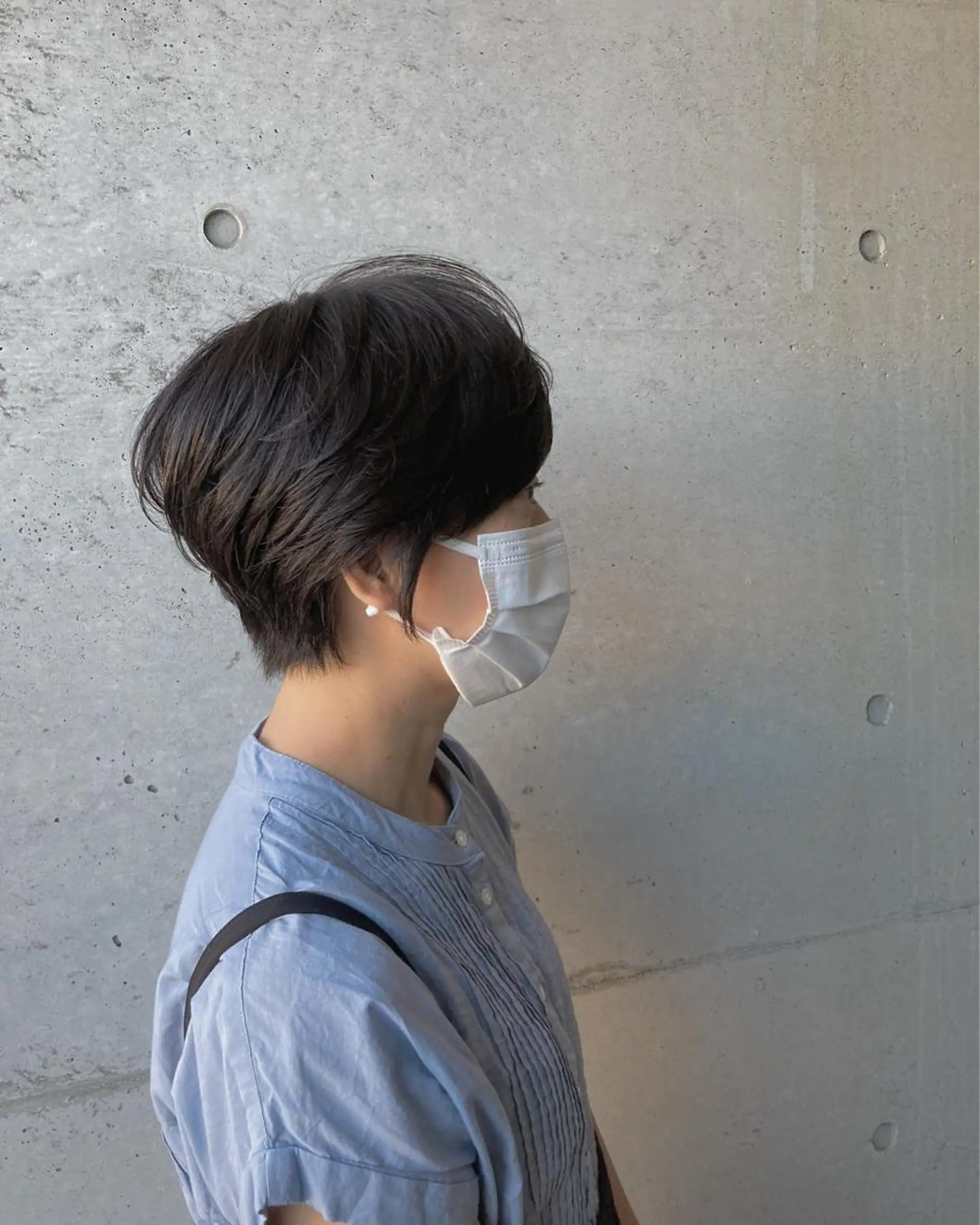 ショート カラー パーマ カット ヘアカラー トリートメント は まべのヘアスタイル