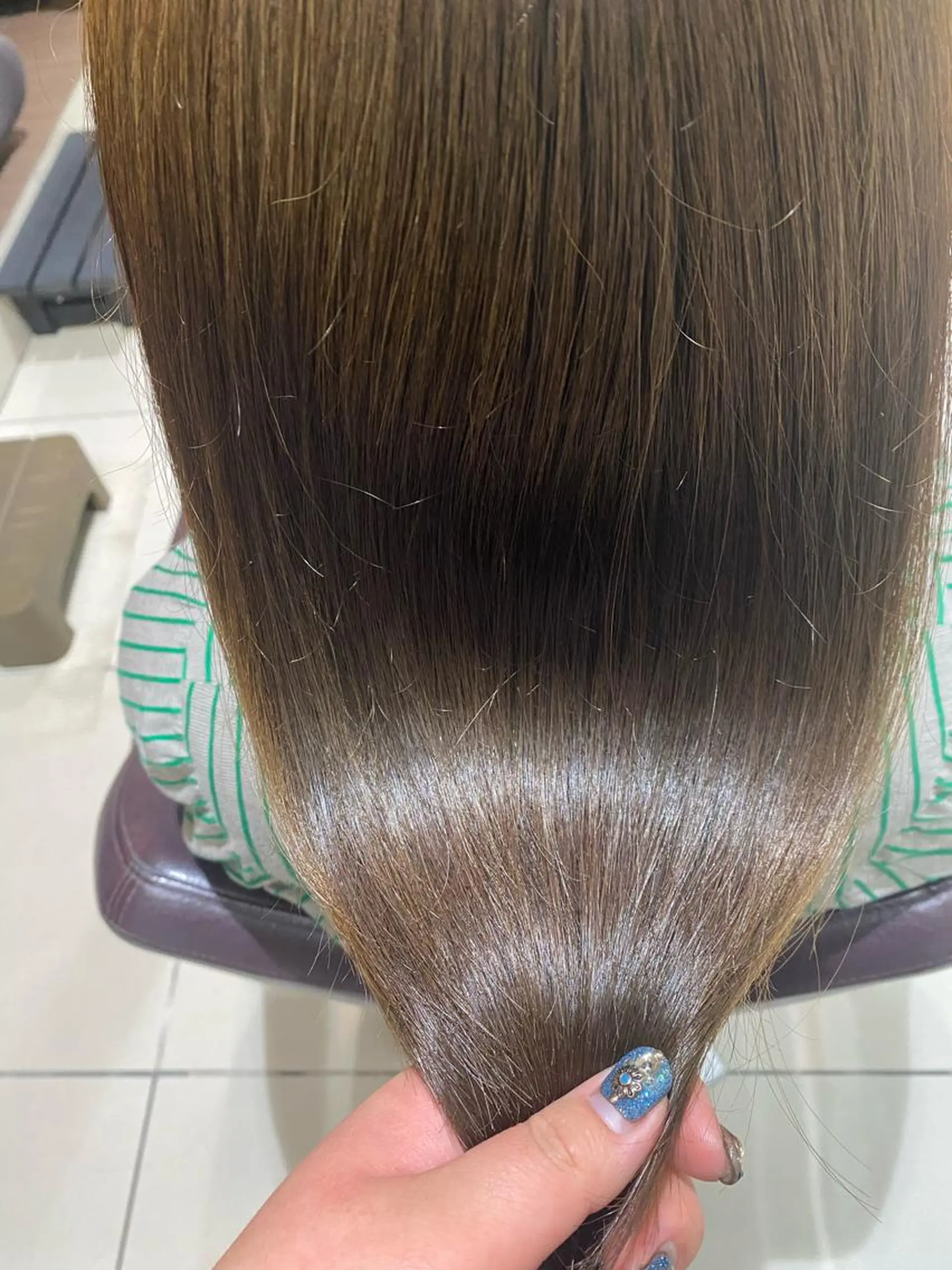 ミディアム カラー BLENDby happiness所属・KAORU/絹髪 /髪質改善/奈良のヘアスタイル