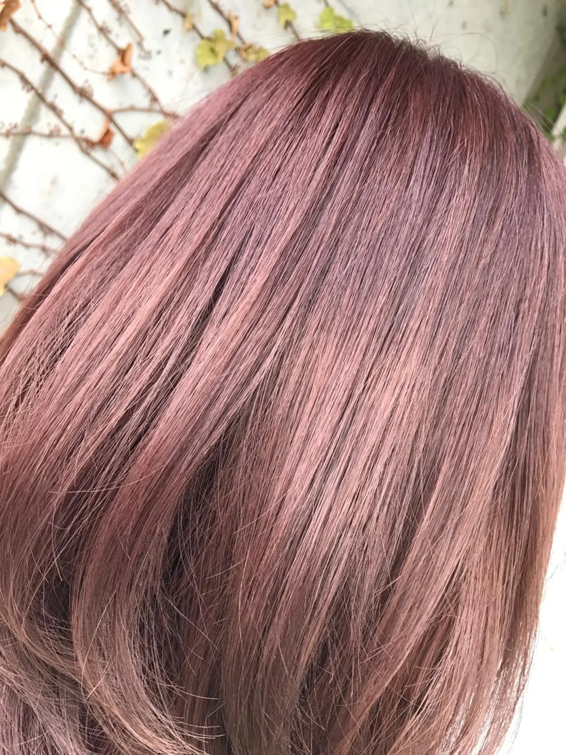 ミディアム カラー ピンクカラー 代官山/恵比寿所属・髪質改善/縮毛矯正 専門　代官山/恵比寿のヘアスタイル