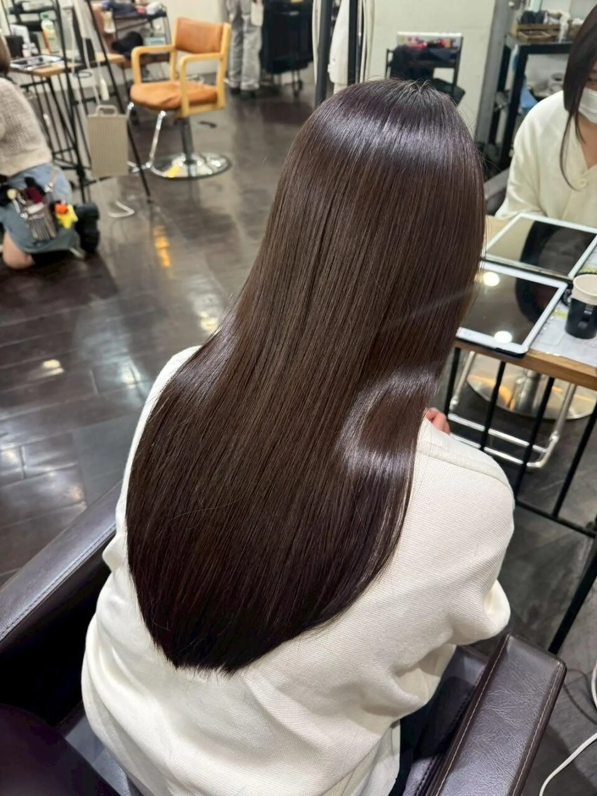 ロング カラー ショートボブ バレイヤージュ ブリーチ ダブルカラー ハイライトカラー カット ヘアカラー 縮毛矯正 トリートメント N° il duca 札幌のヘアスタイル