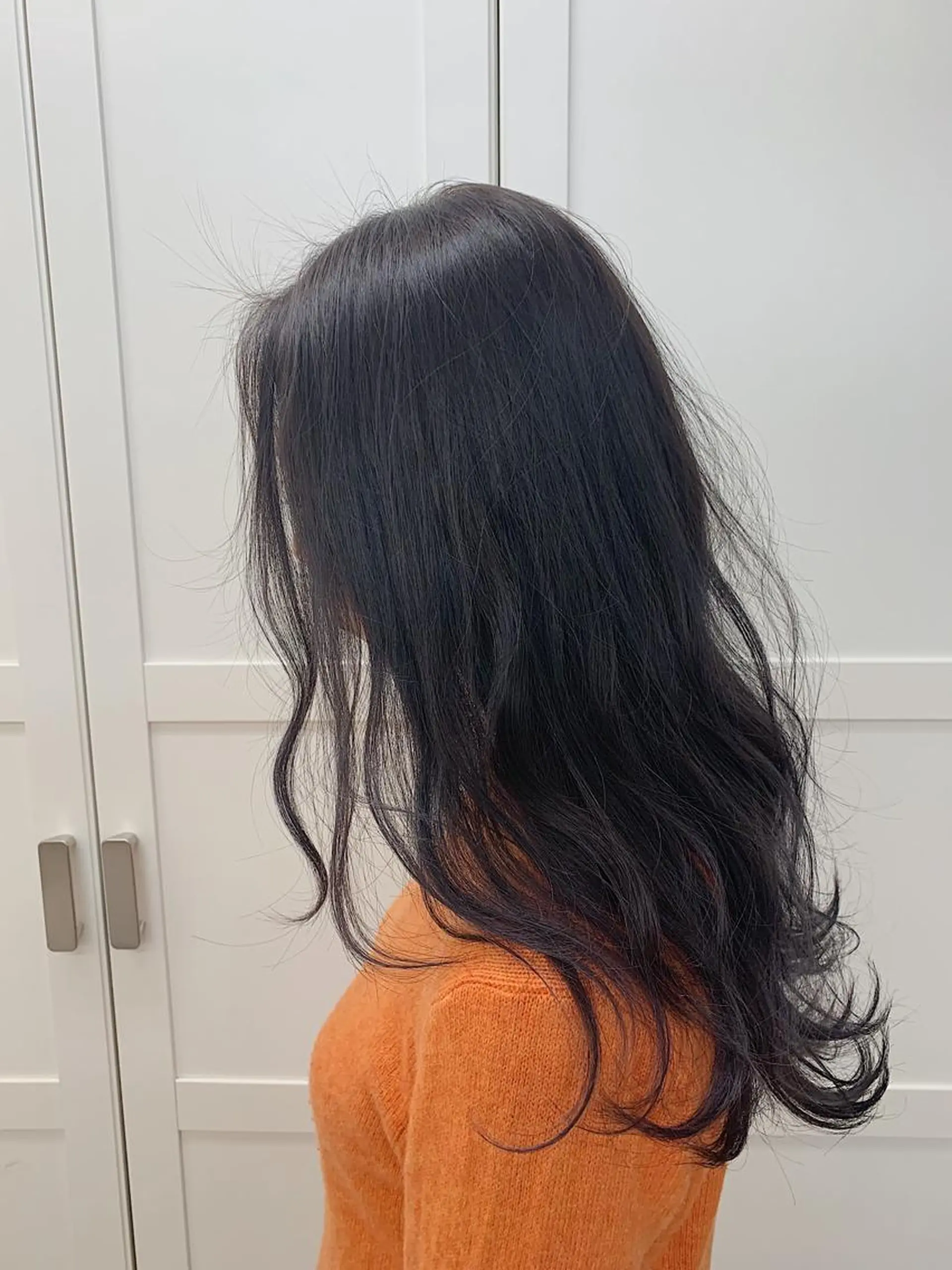 セミロング カラー ハットリ /北習志野のヘアスタイル