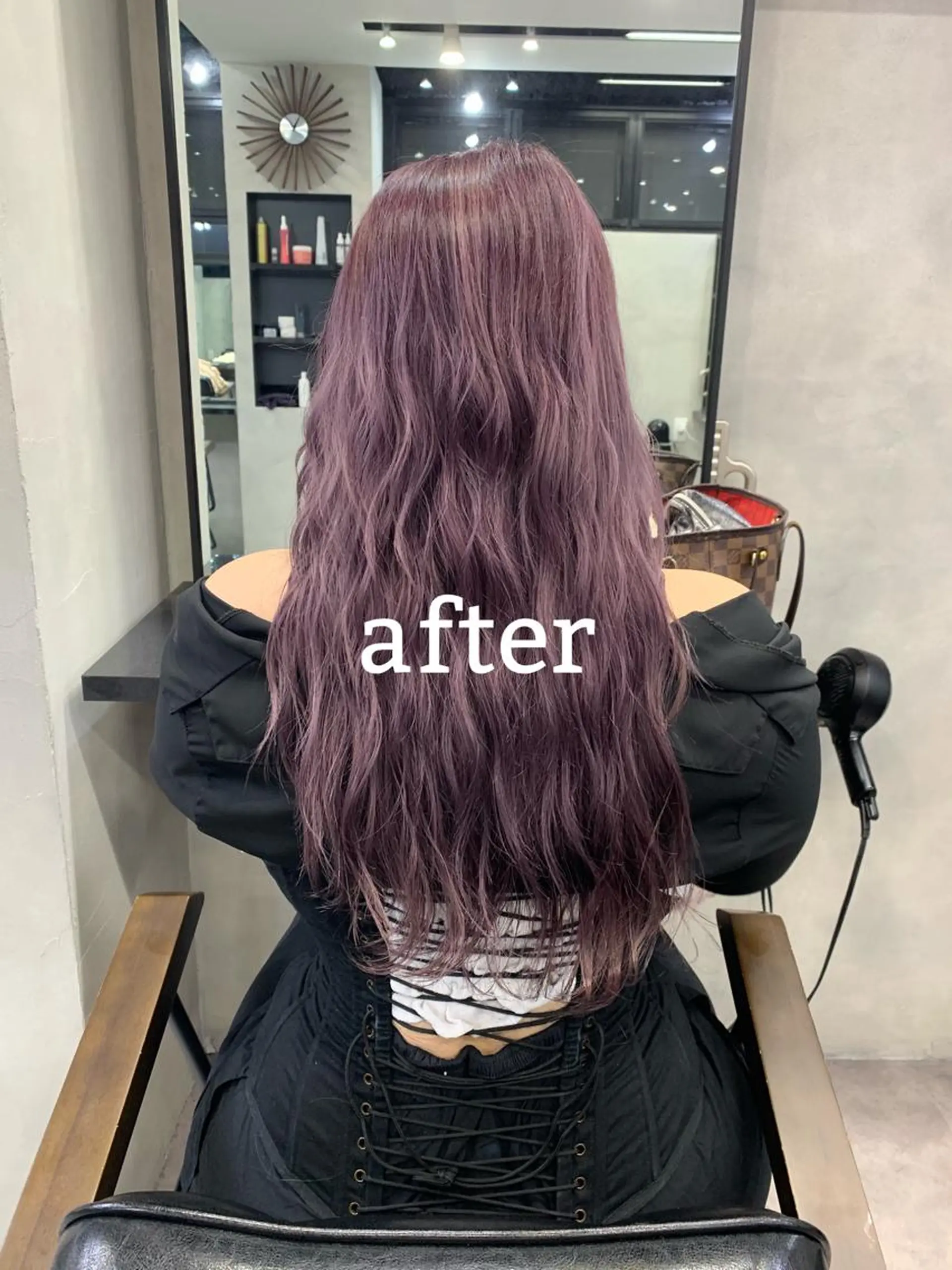 ロング カラー 新宿/韓国レイヤー 髪質改善カラー/角所のヘアスタイル