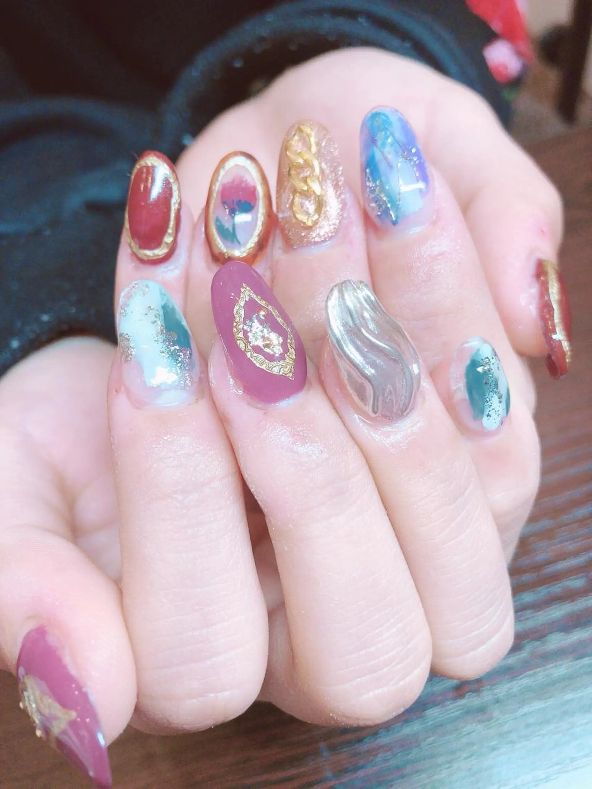 ネイル ニュアンスネイル ハンドネイル Piacere所属・Piacere 絵美のネイルデザイン