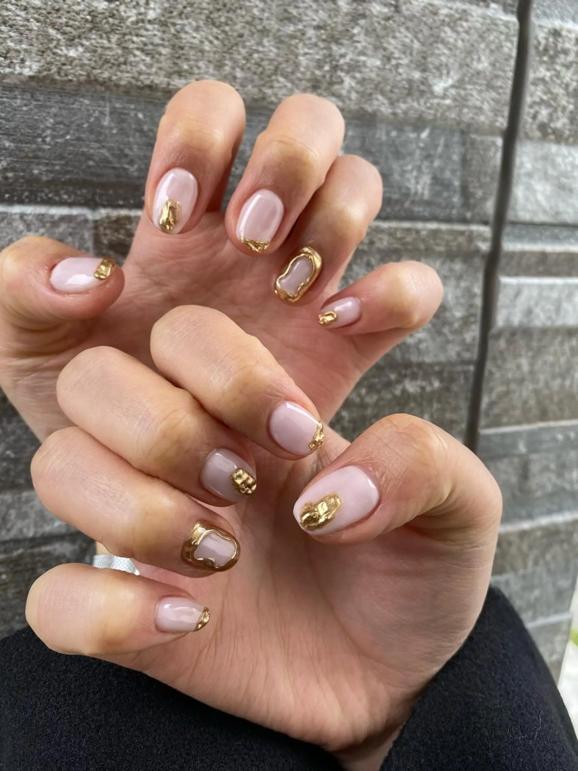 ネイル アートネイル ミラーネイル 自宅サロン FeelFreeのネイルデザイン