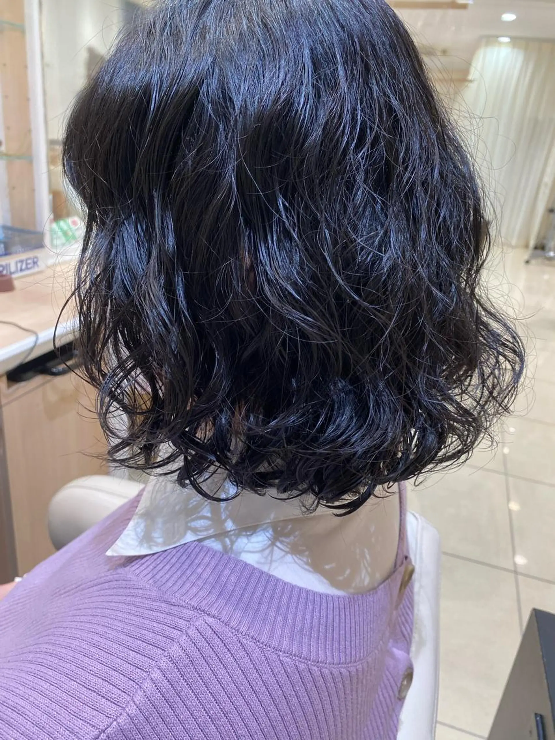 ミディアム パーマ 🩵波巻き／ツイスパ HARU💎のヘアスタイル