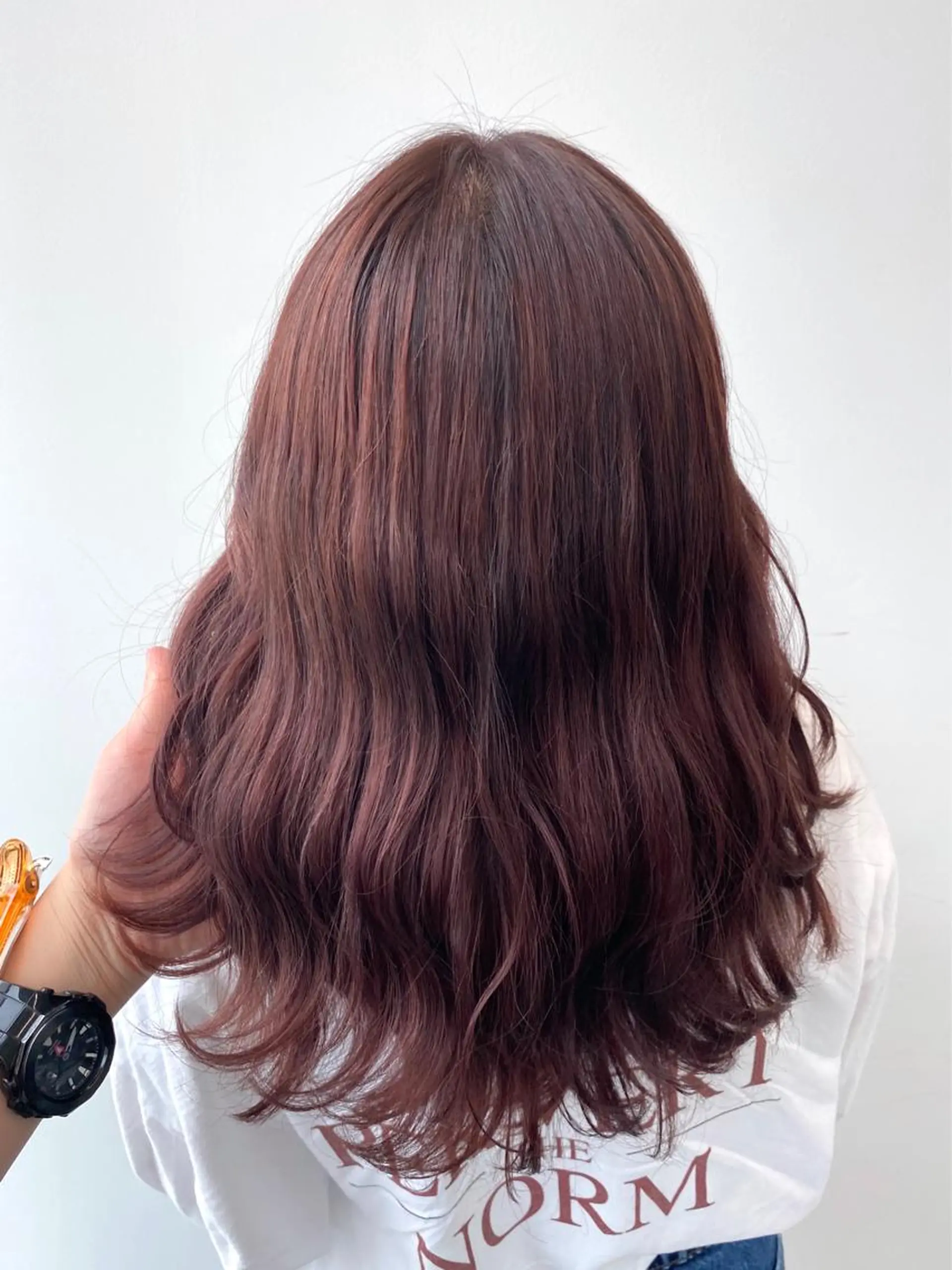 ミディアム カラー momo所属・メンズヘアメイク 🩵Mayuki🩵のヘアスタイル