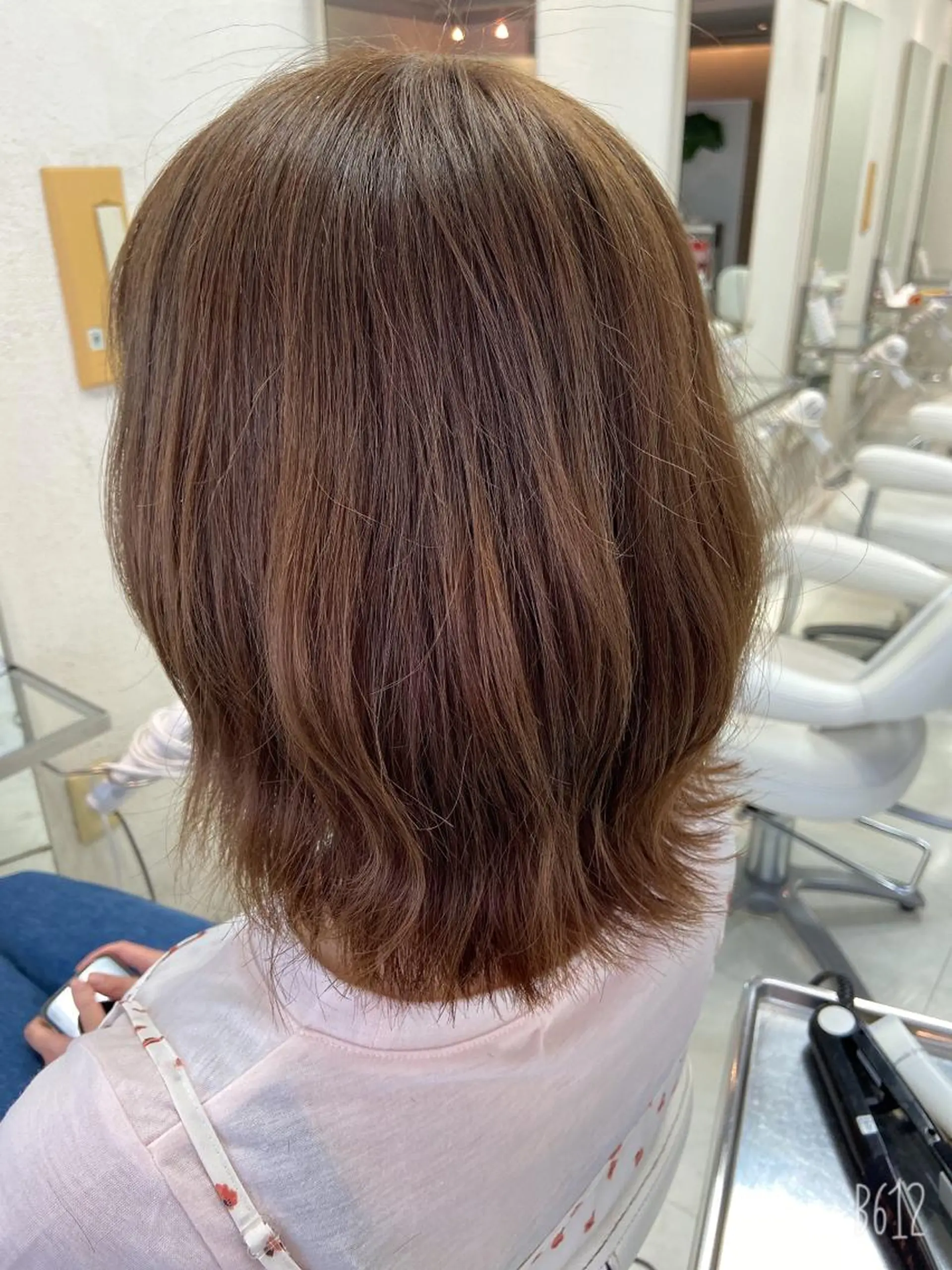 ミディアム カット トリートメント 菊地 美憂のヘアスタイル