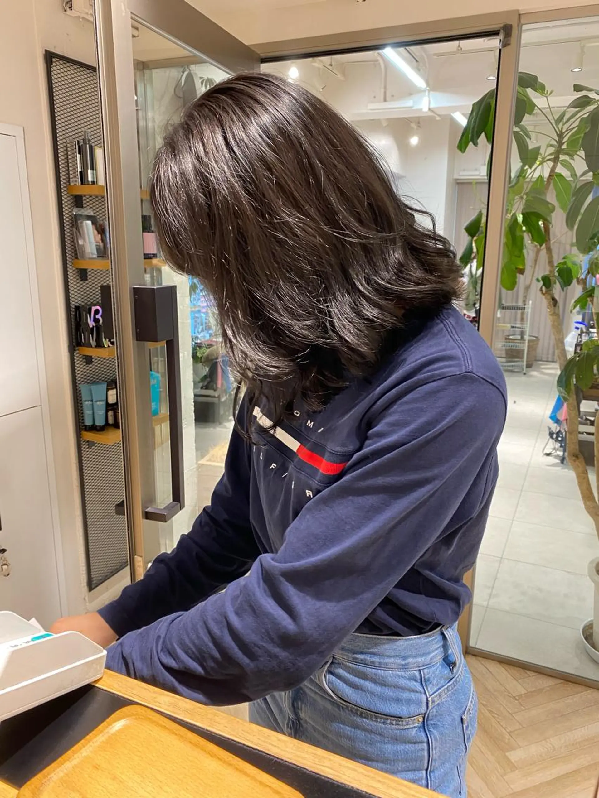 セミロング 🍋暖色カラーヘアア レンジniina🍋のヘアスタイル