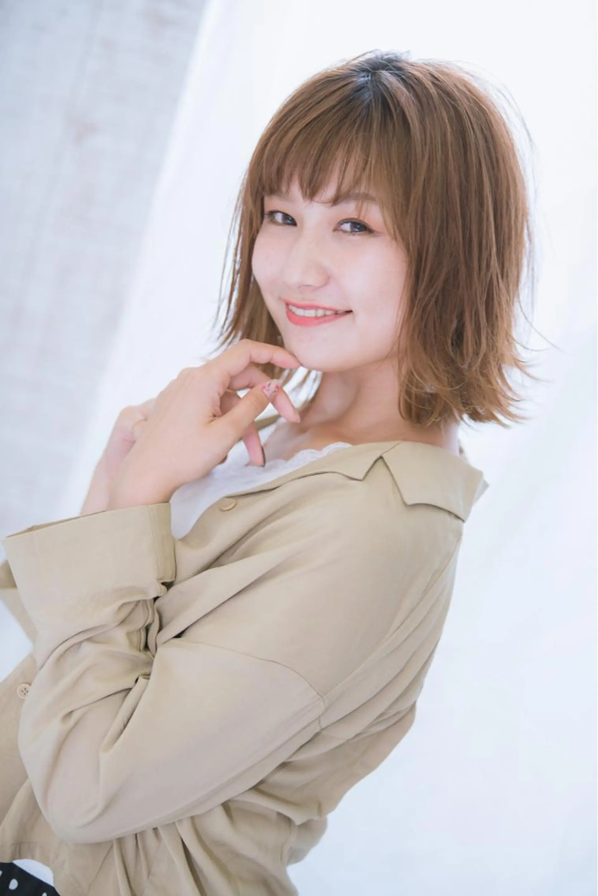 ミディアム カラー 星 沙織のヘアスタイル