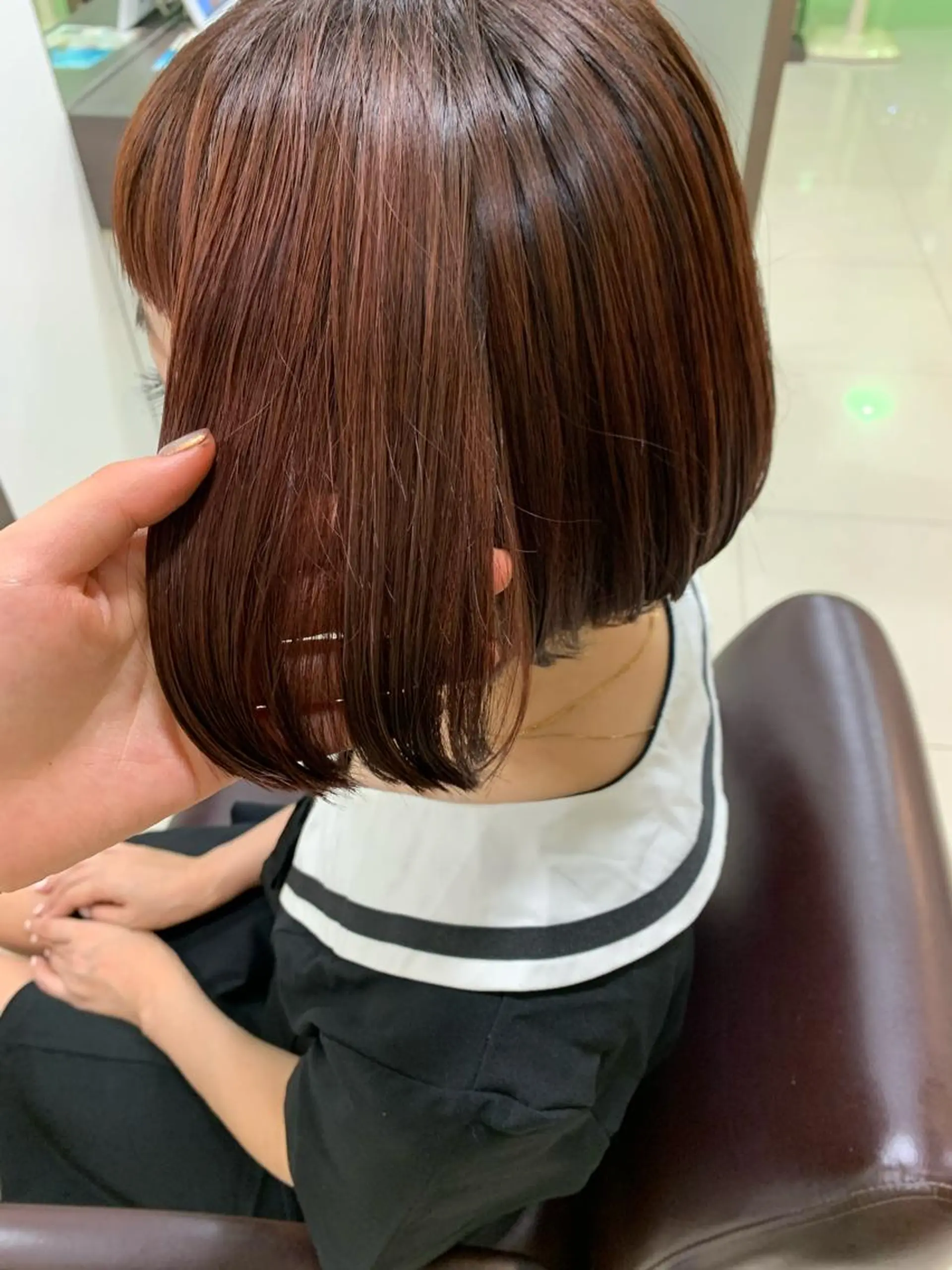 ショート ぷつっとボブ/ちゅる ピンク/mika☆のヘアスタイル