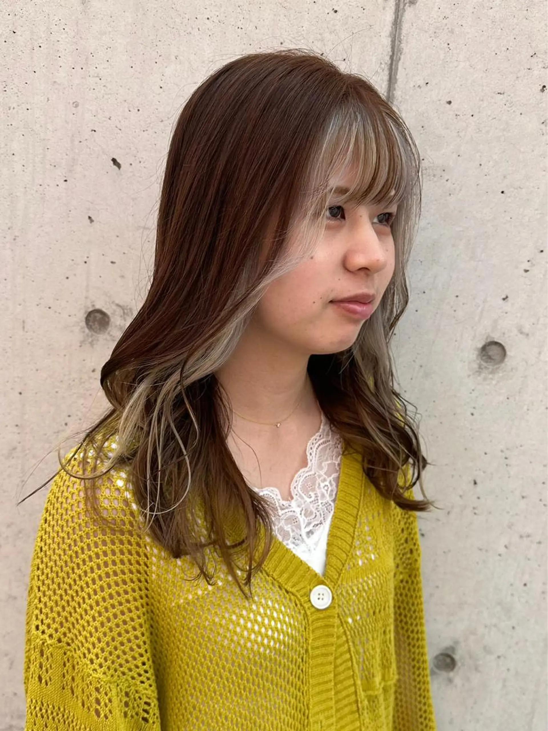 ロング カラー バレイヤージュ ブリーチ ケアブリーチ 透明感カラー ダブルカラー カット ヘアカラー トリートメント 【公式】髪質改善 Oto.吉祥寺のヘアスタイル