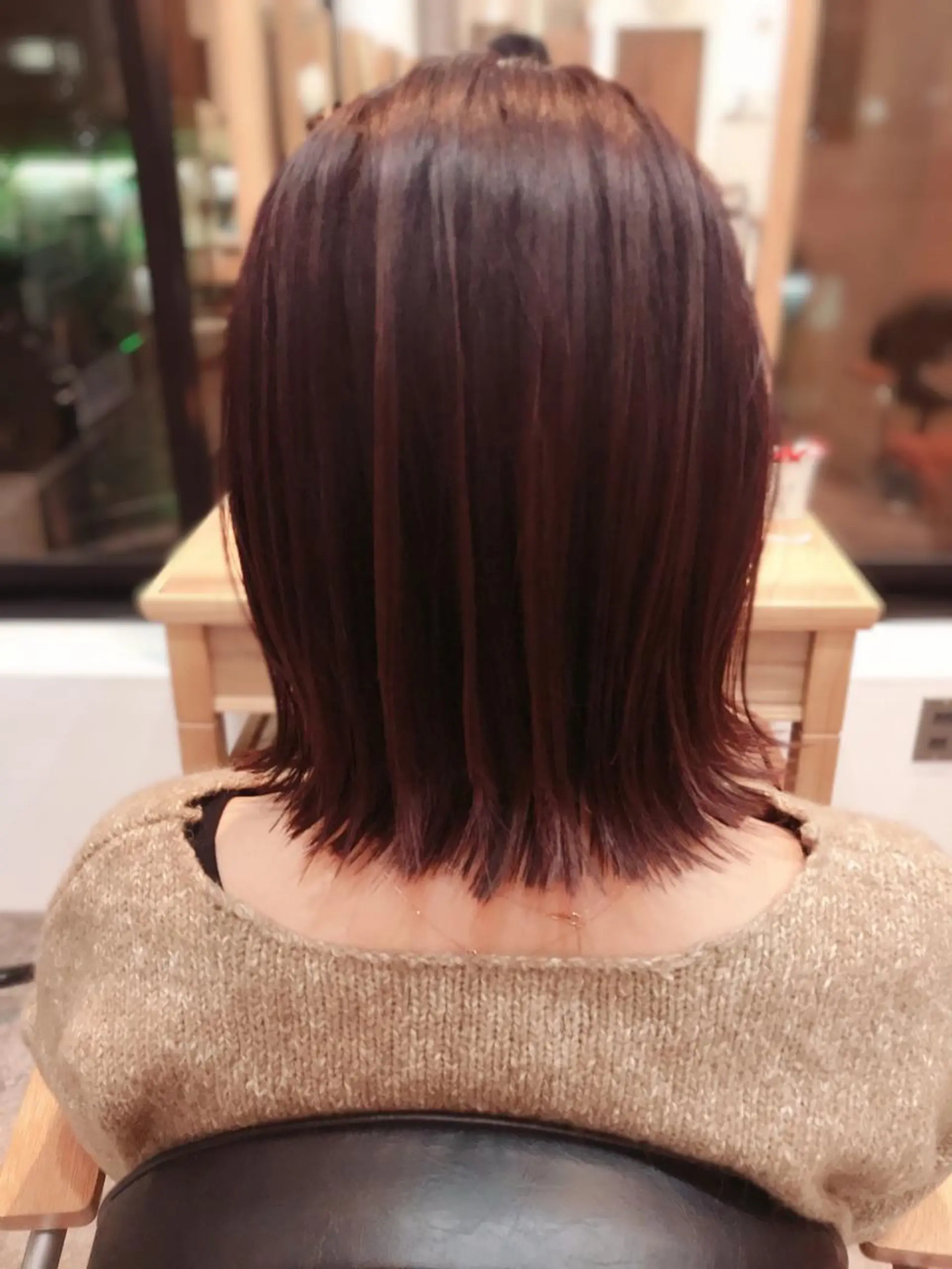 ミディアム カラー カット ヘアセット NATSUKA 403号室のヘアスタイル