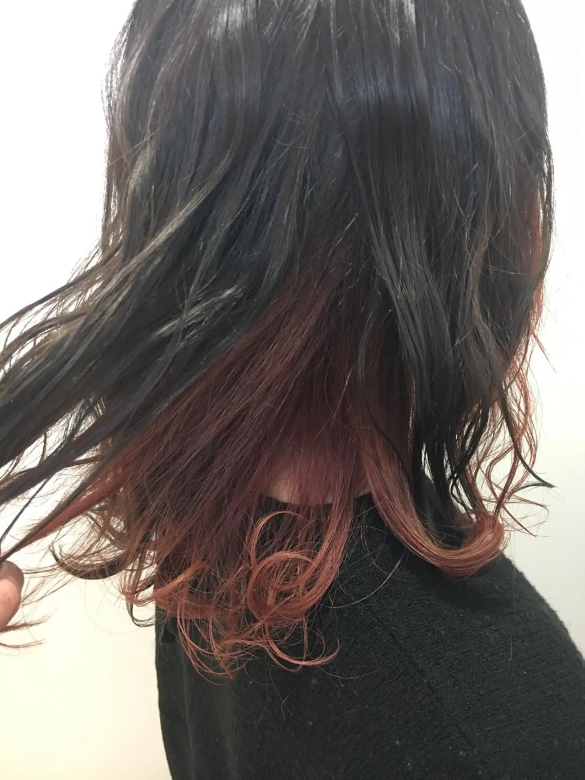 ミディアム カラー ピンクカラー ヘアカラー 永井 大希のヘアスタイル