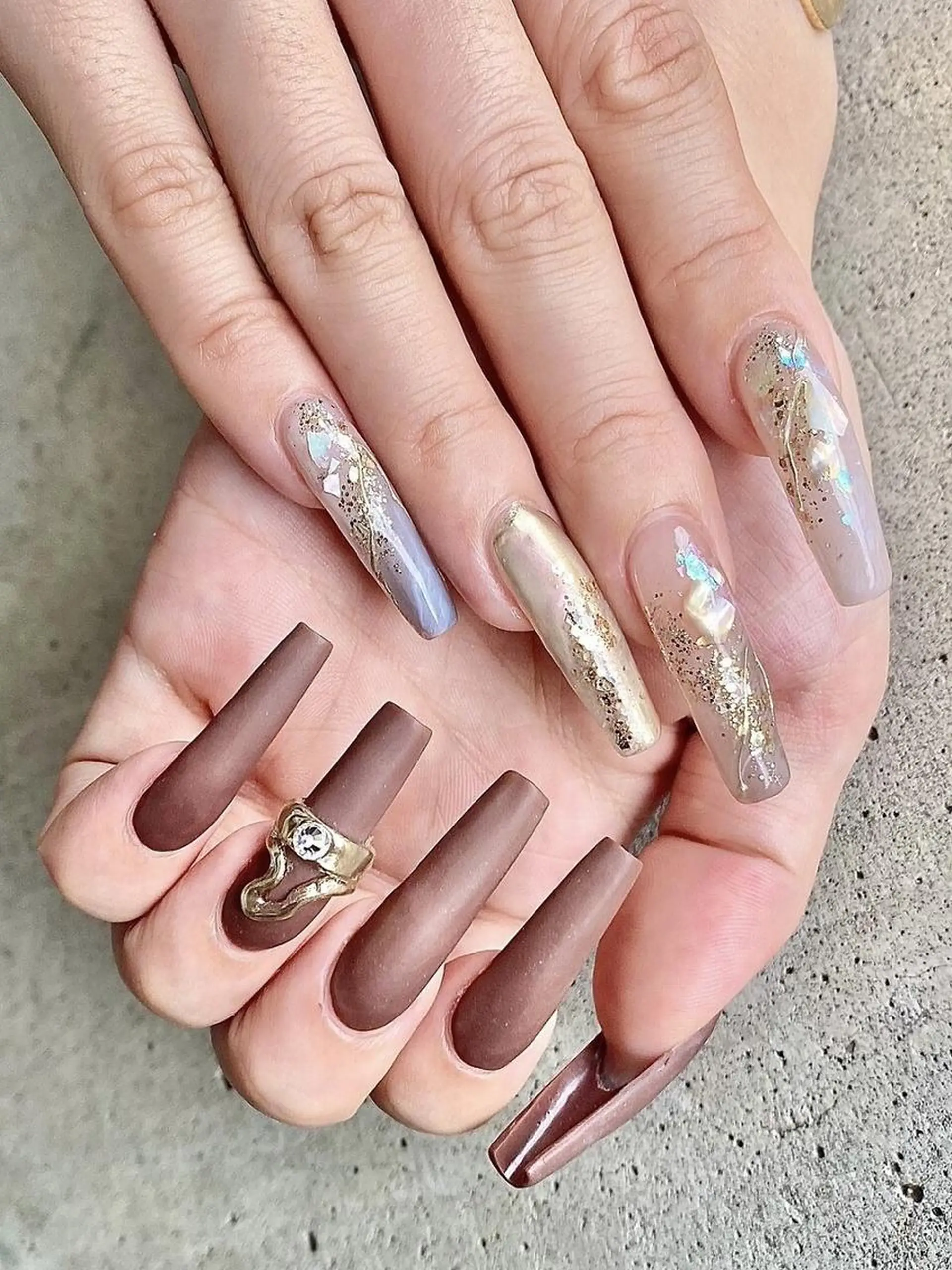 ネイル ハンドネイル 浜元joieange 心斎橋店のネイルデザイン