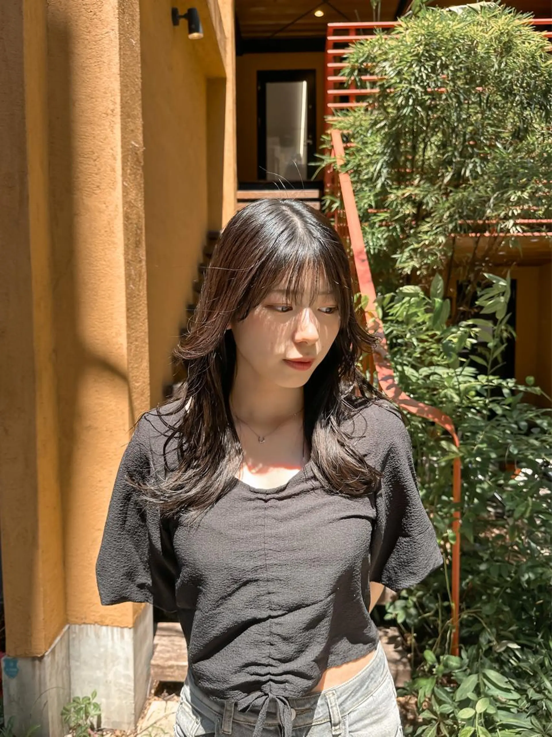 ミディアム カラー カット ヘアカラー 関 京磨のヘアスタイル