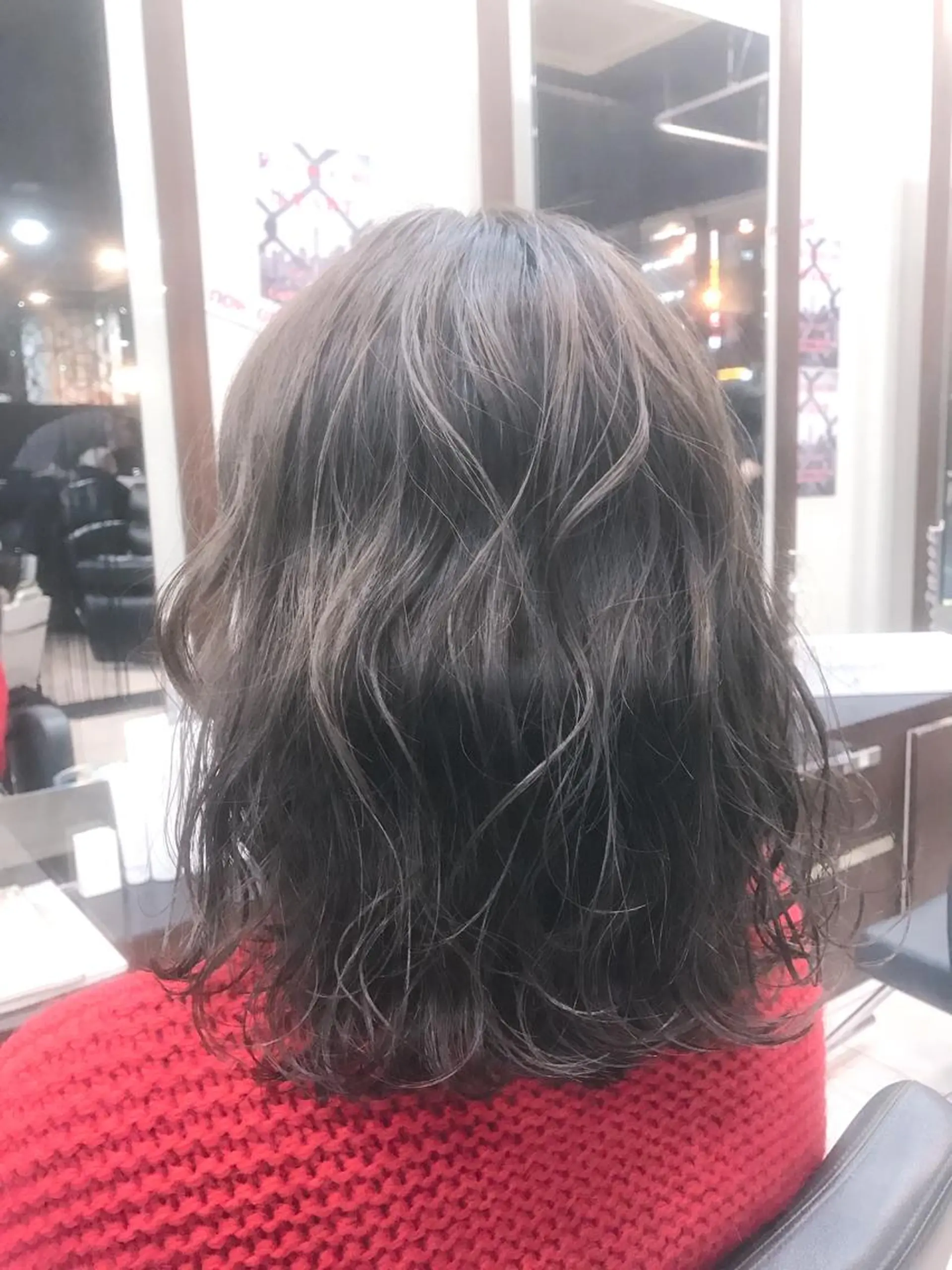 ミディアム カラー 透明感韓国ヘア♡ みつきのヘアスタイル