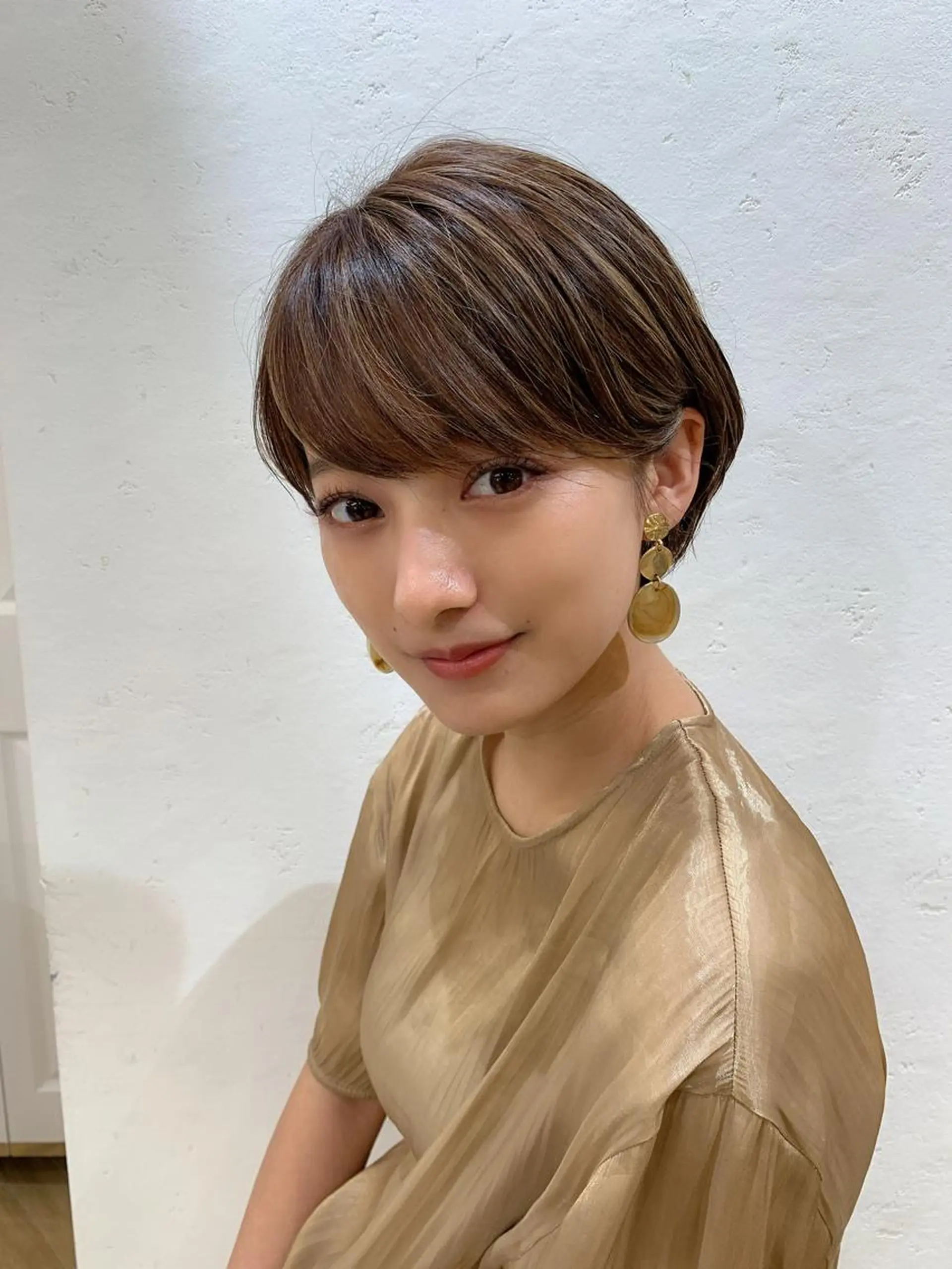 ショート レイヤー/韓国❣️ 髪質改善/e_kiのヘアスタイル