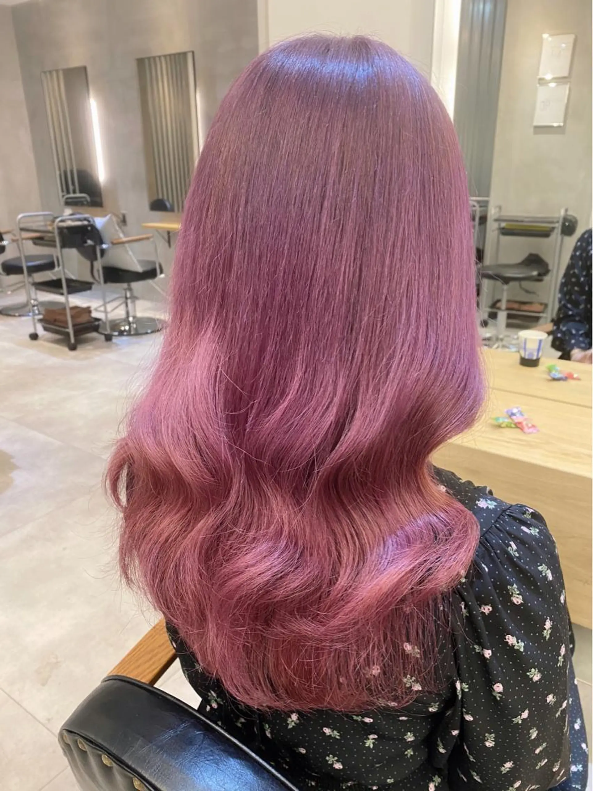 セミロング カット ヘアカラー トリートメント ♡可愛い艶髪特化♡ 艶髪先生のヘアスタイル