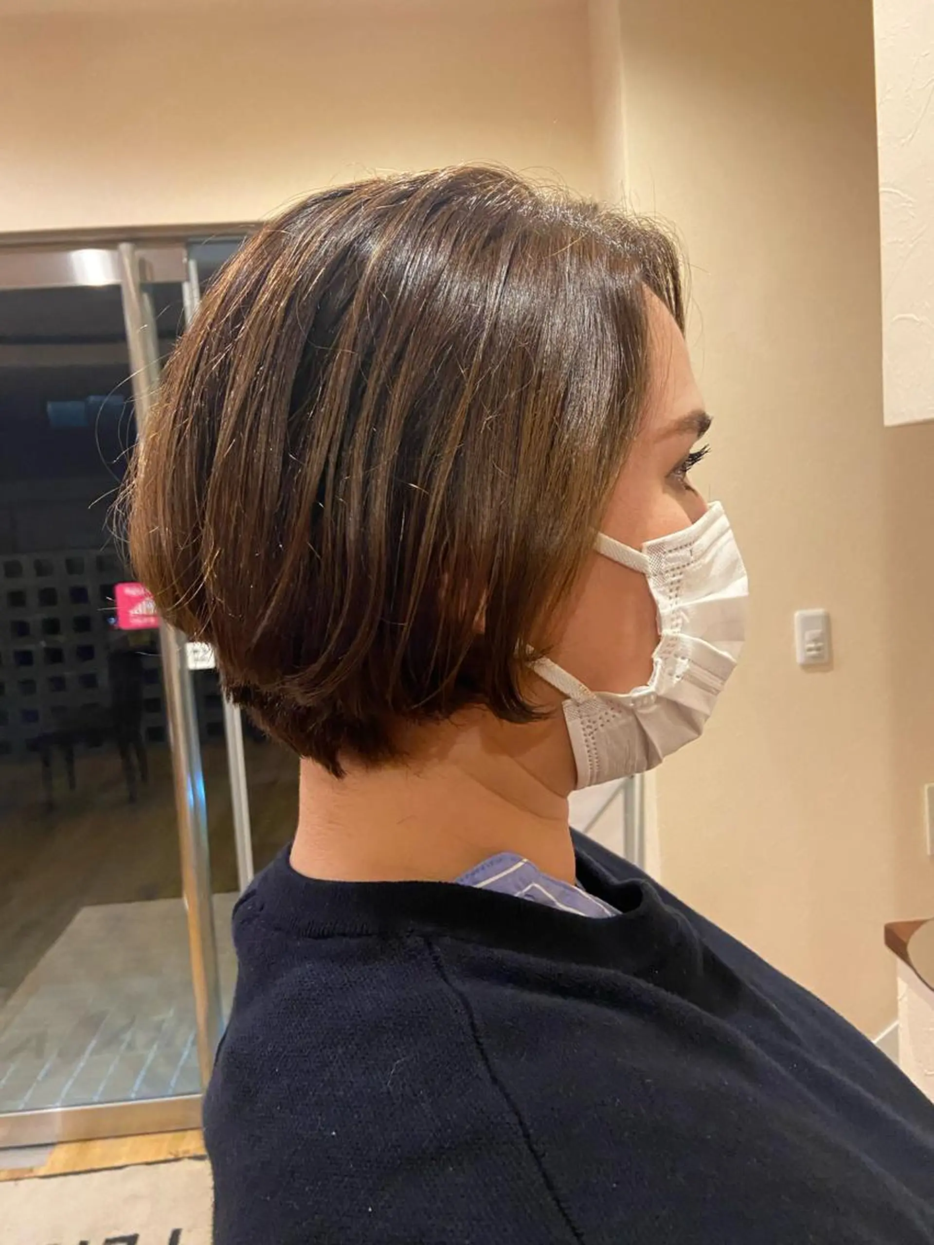 ショート ショートボブ 丸みショート ボブ ショートヘア カット ヘアカラー トリートメント ヘアセット 🌷名駅／髪質改善 ヘアセット/モネ🌷のヘアスタイル