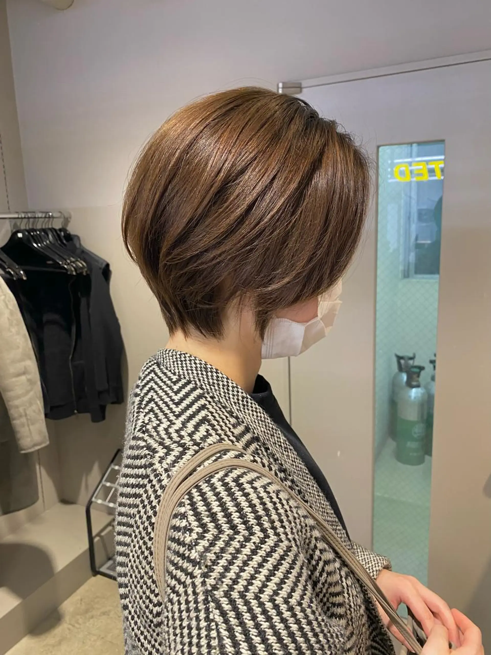 ショート カラー パーマ 【赤み消しカラー】 中野浩太のヘアスタイル