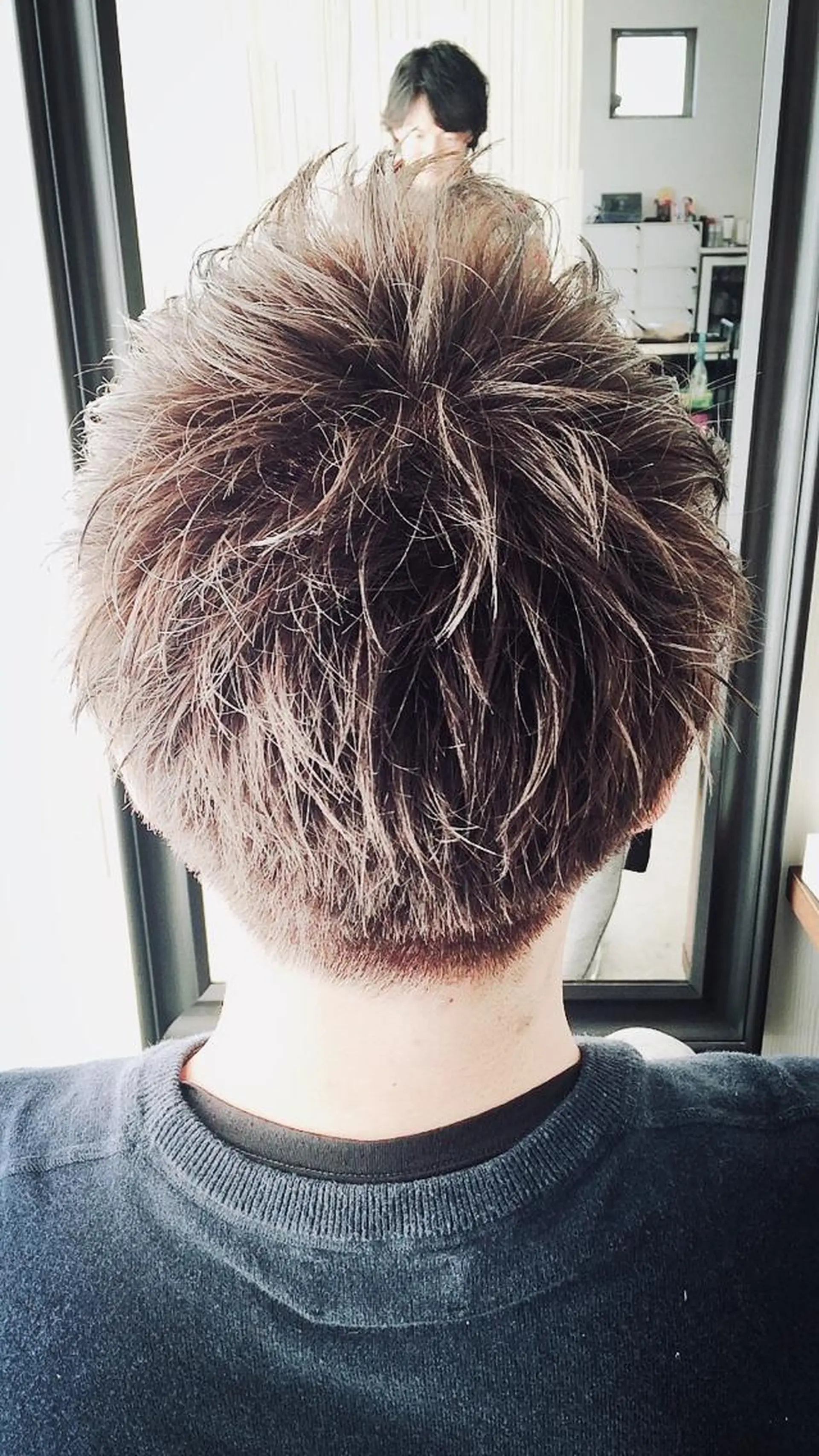 ショート カラー メンズ 阿久津 泰幸のヘアスタイル