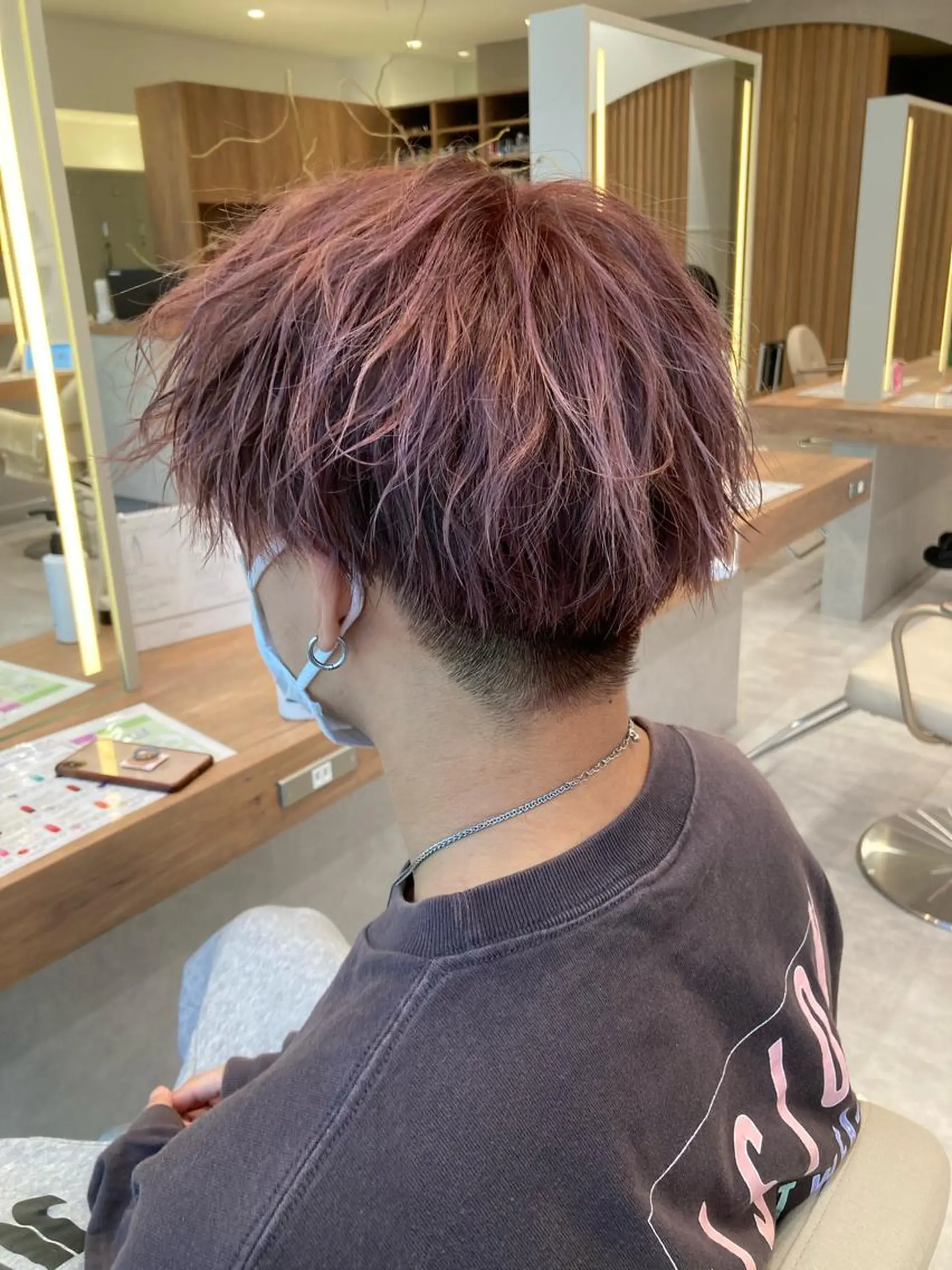 カラー メンズ 一ノ瀬 蘭のヘアスタイル