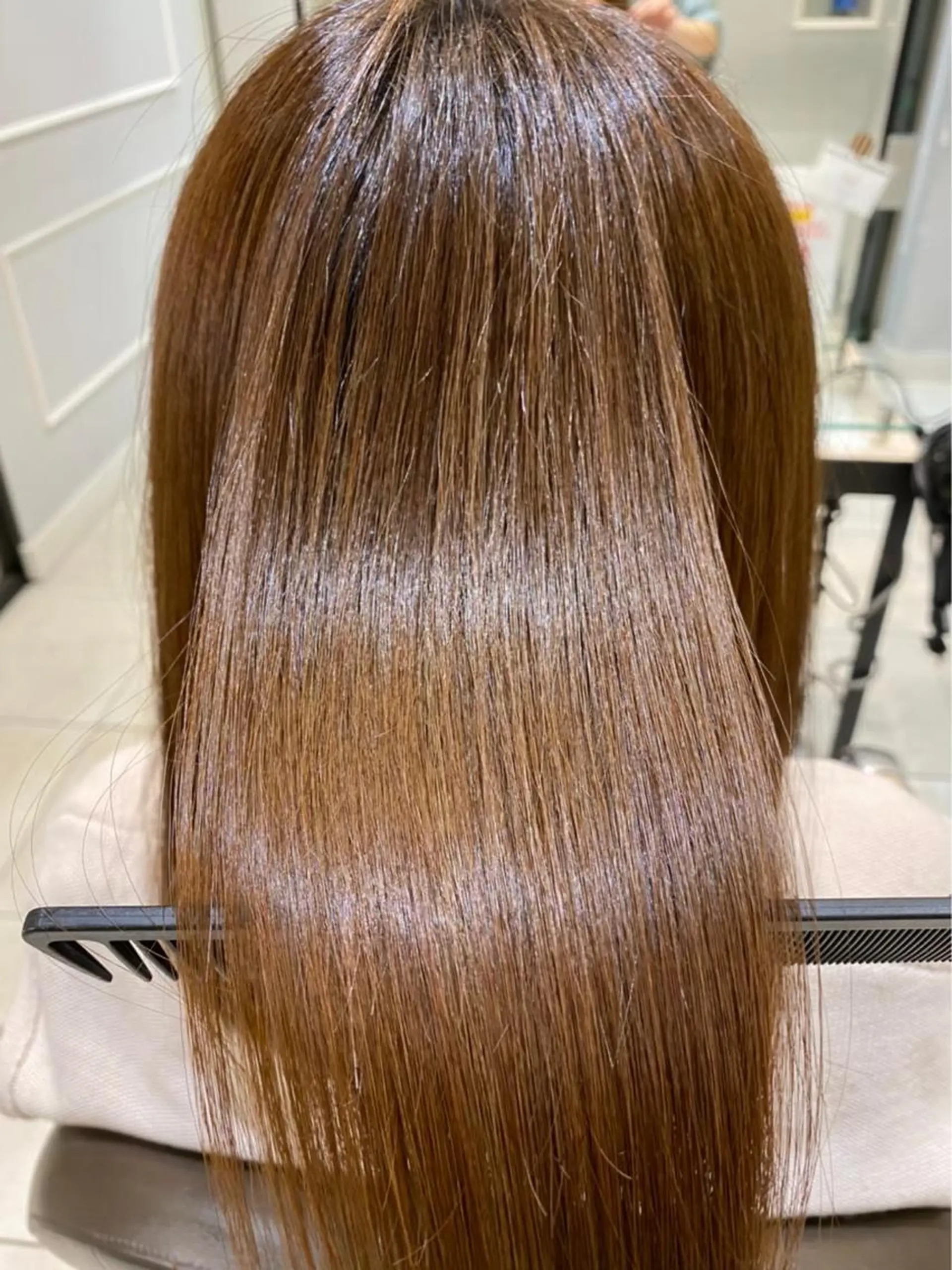 ミディアム カラー トリートメント 韓国ヘア🍒渡辺 咲🍒のヘアスタイル