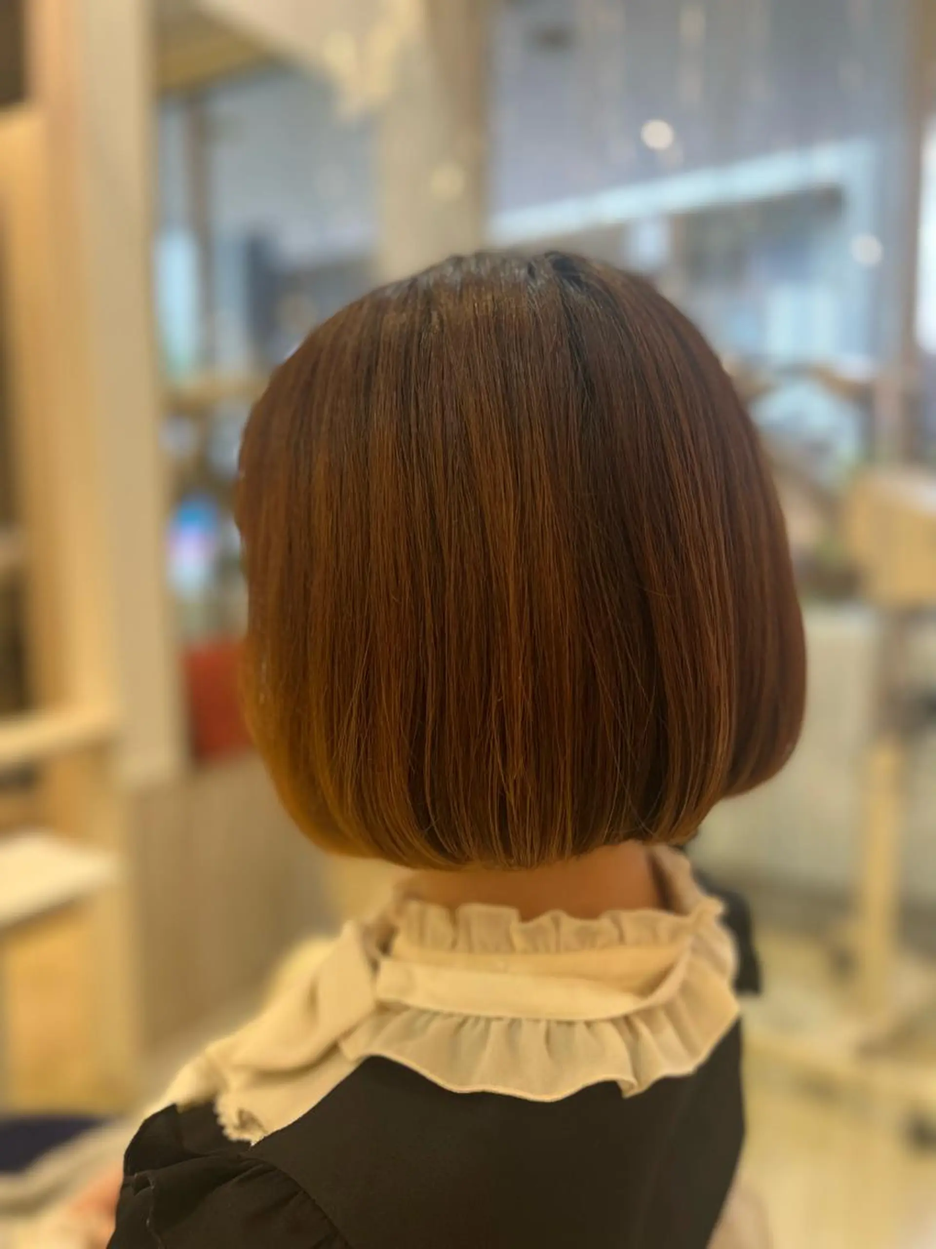 ミディアム 大西 七海のヘアスタイル