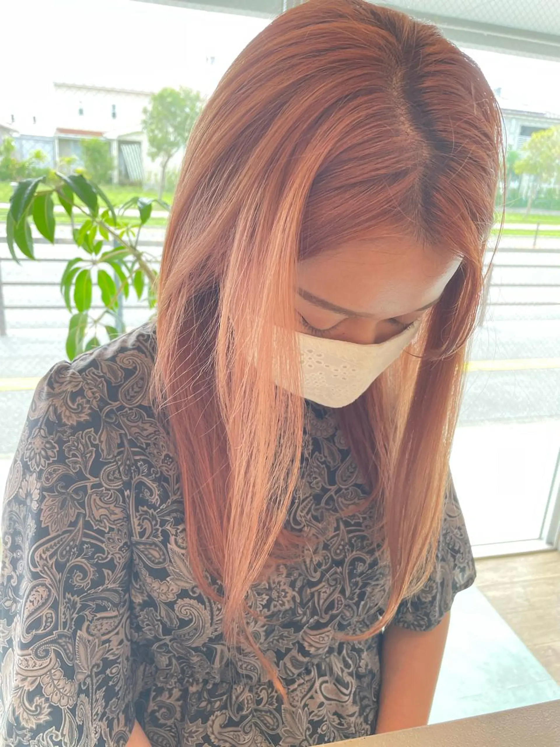 ミディアム 切りっぱなしボブ ショートボブ ミディアムパーマ ミストバング ボブ C’LD hair  produce /シールドヘア所属・モテ髪/ボブ/ショー ト/アダチフウトのヘアスタイル