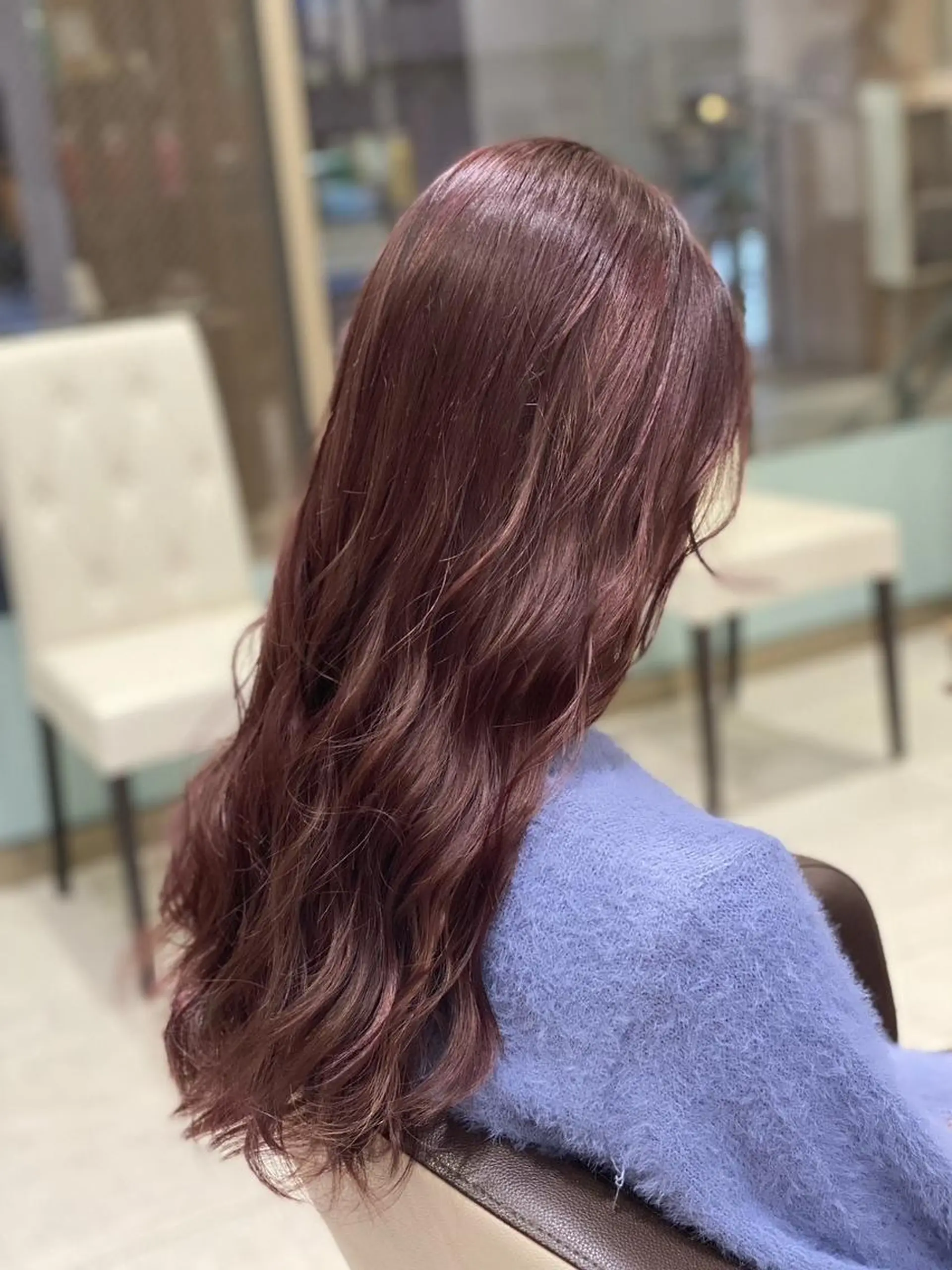 ロング カラー ブリーチ グラデーションカラー ピンクカラー 💎大人ハイライト 💎上杉一也💎のヘアスタイル