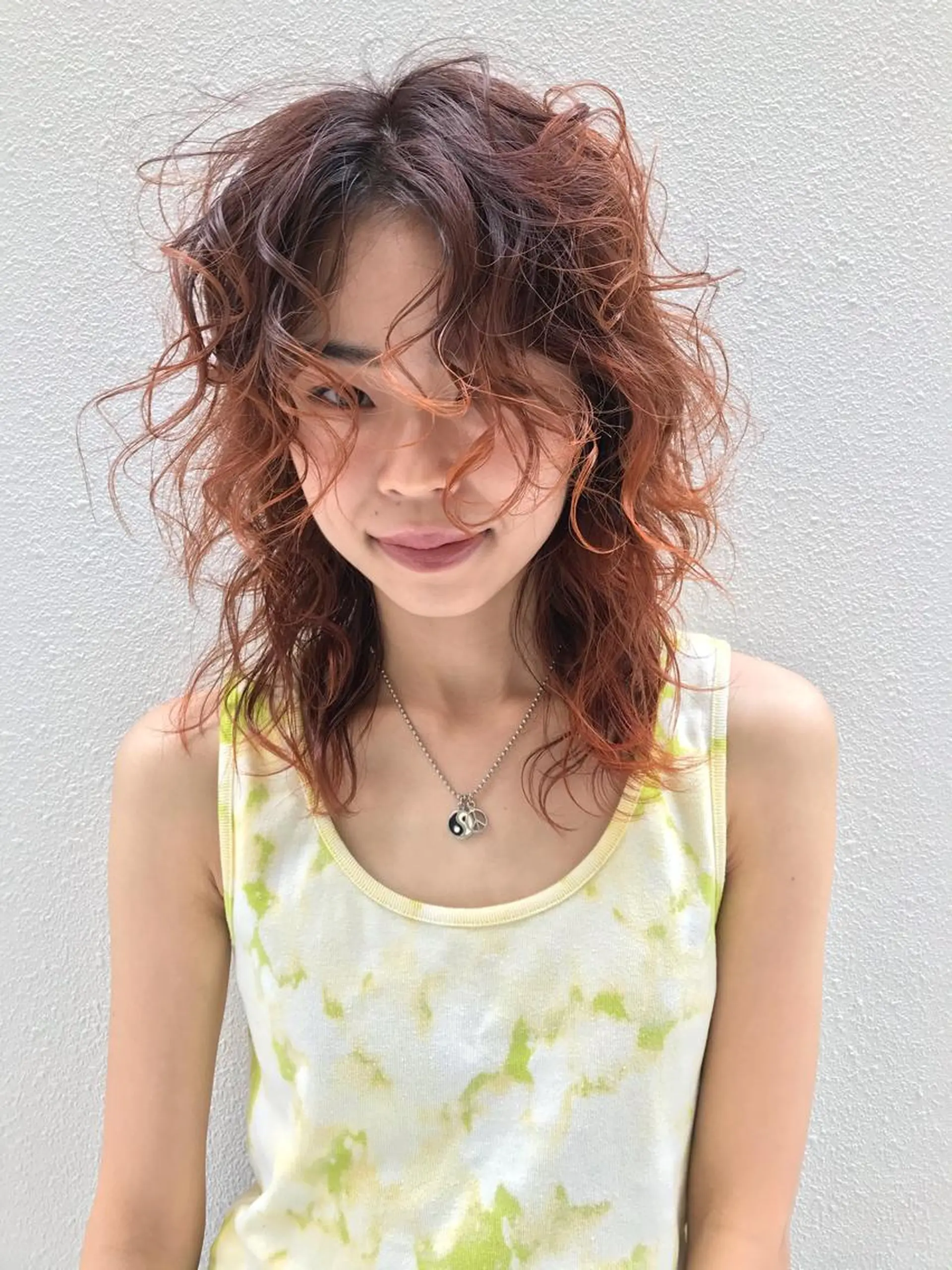 セミロング パーマ suvvy hairsalonのヘアスタイル