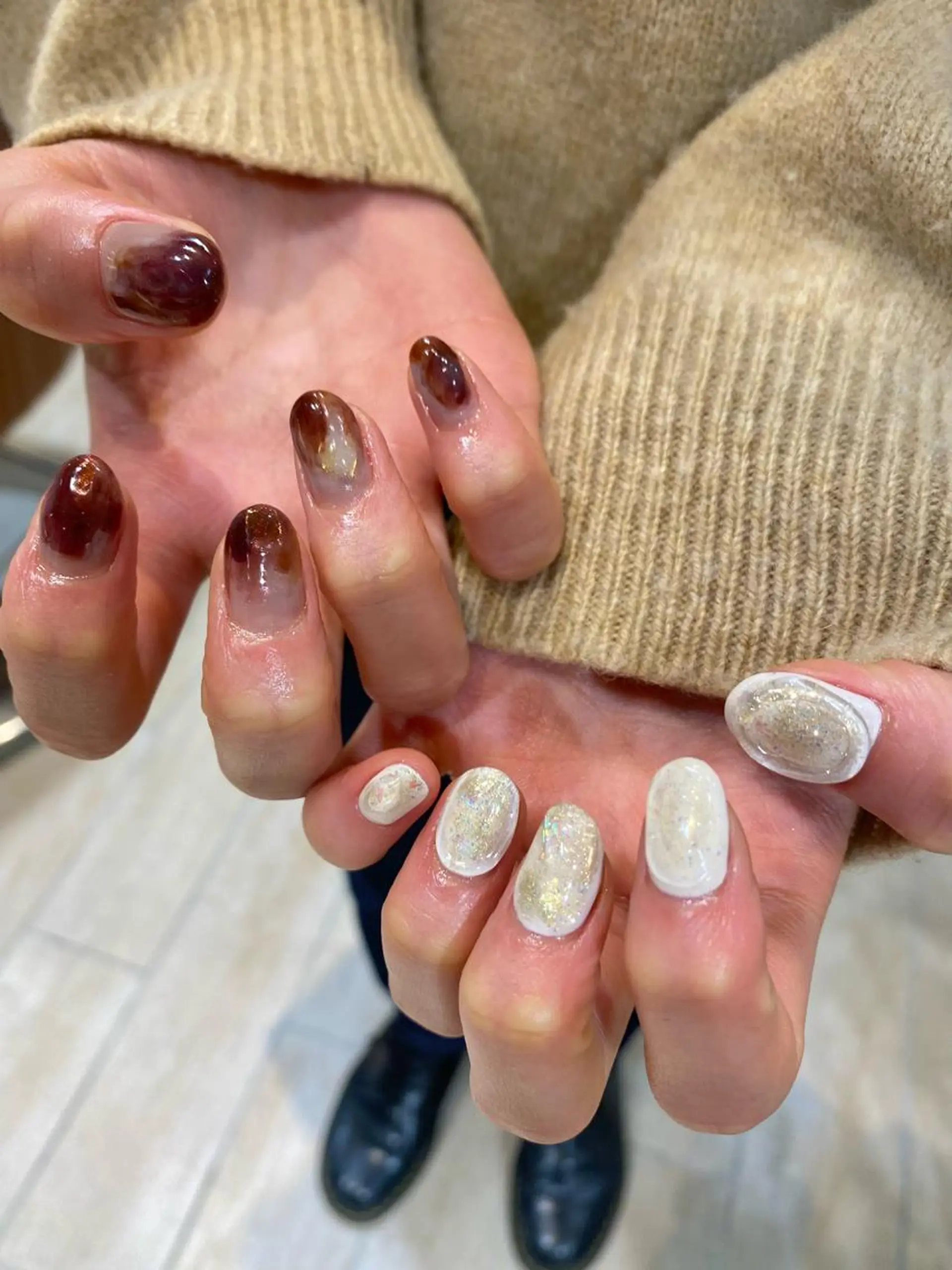 ネイル キラキラネイル JurerEye☆ Marikoのネイルデザイン