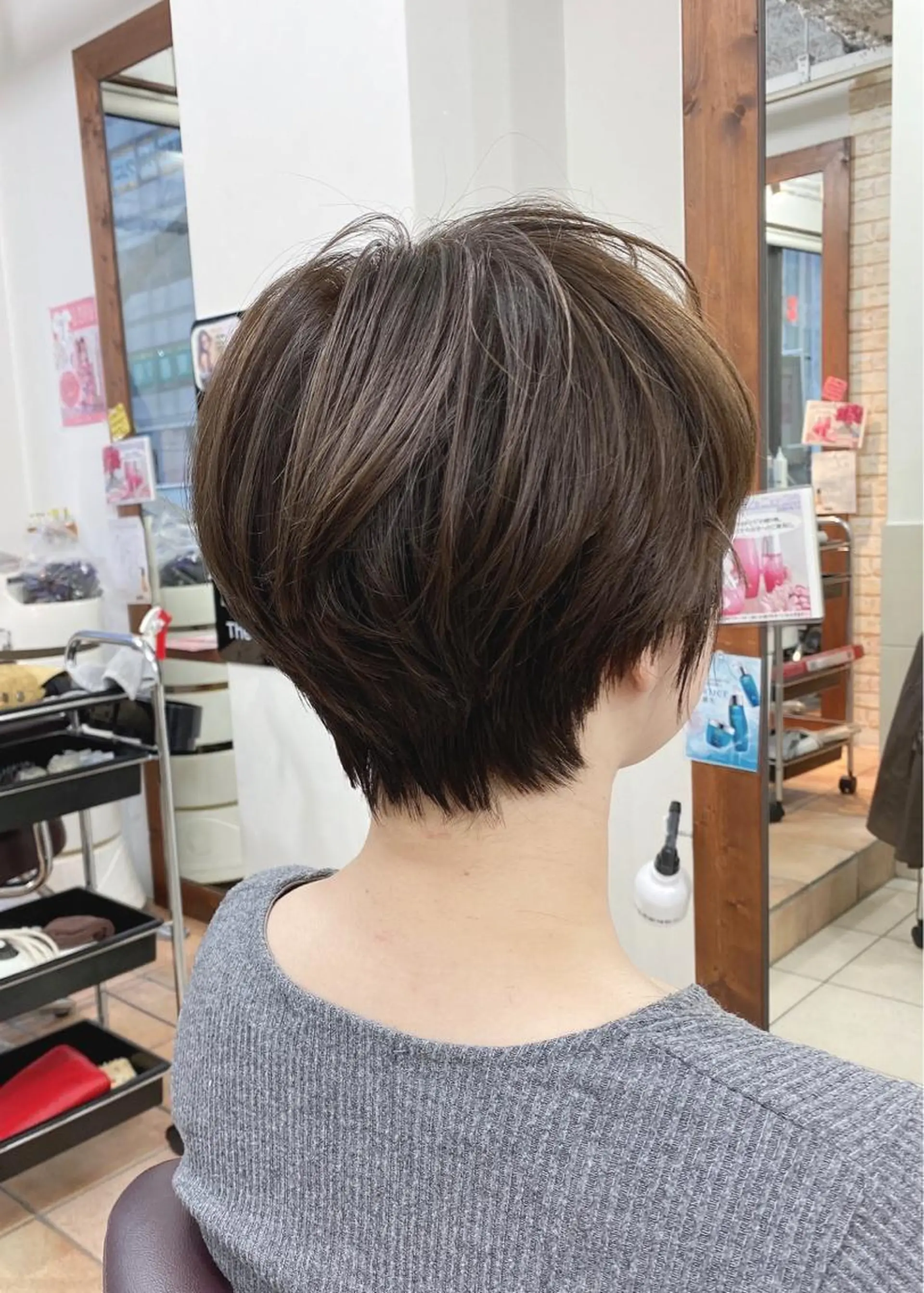 ショート カラー くびれヘア ショートヘア ベリショディレクター 小野 健太郎のヘアスタイル