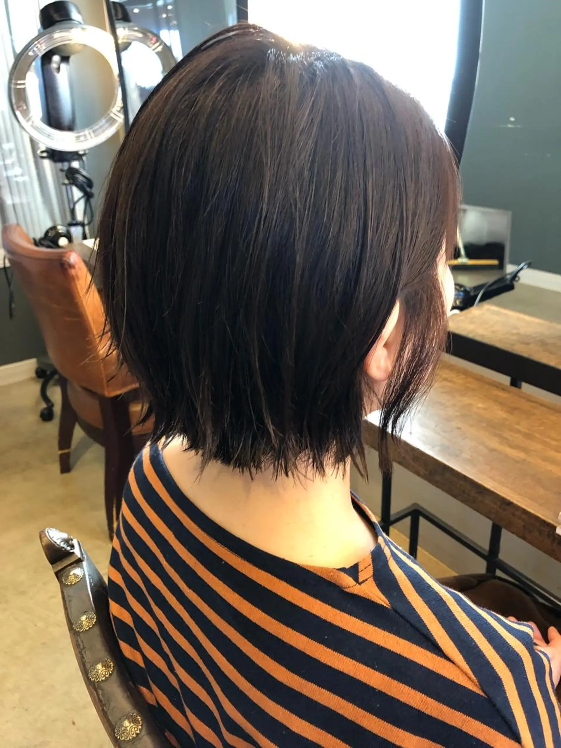 ミディアム カラー カット 相原 美咲のヘアスタイル