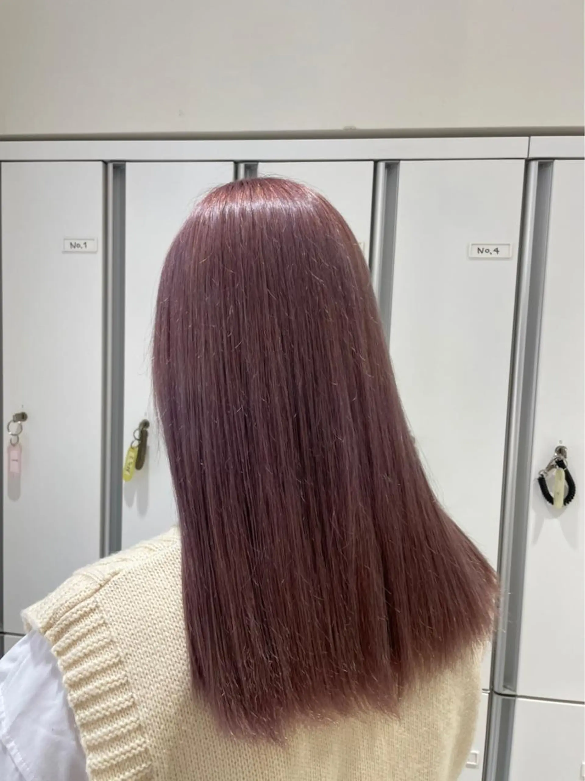 カラー ラベンダーカラー Wカラー🎀/ 韓国風/TOMOMIのヘアスタイル