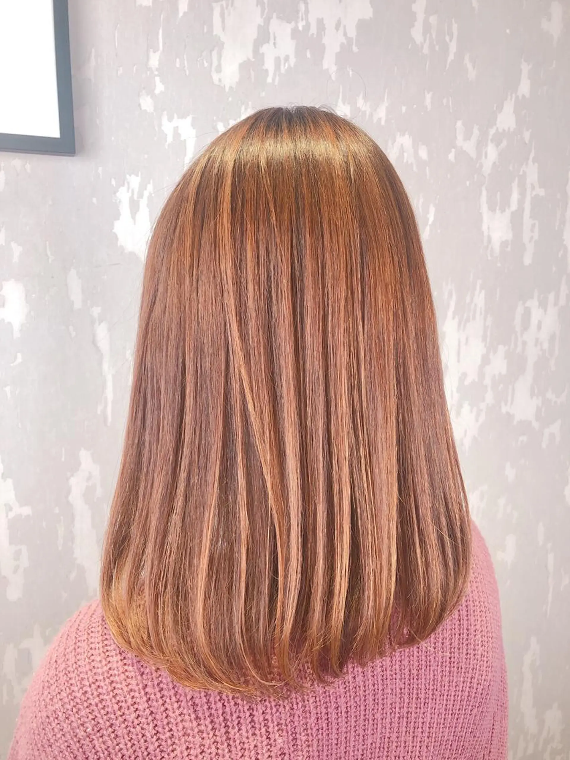 ミディアム カット 縮毛矯正 トリートメント bleach所属・池田 寿子のヘアスタイル