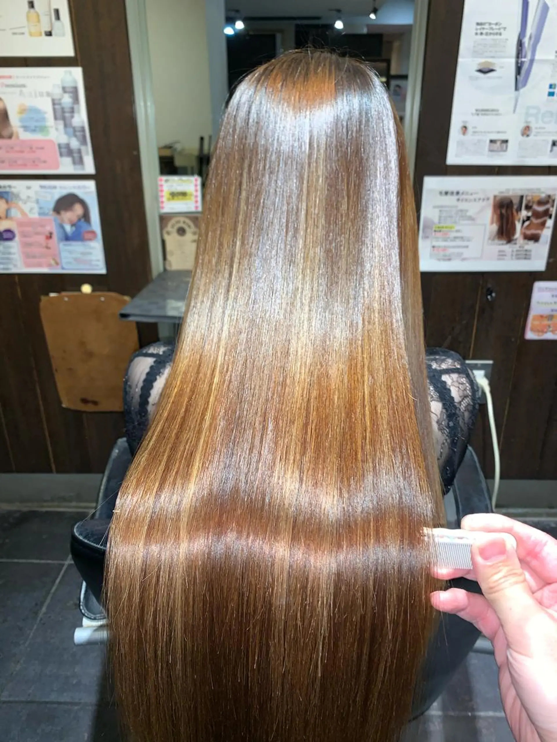 ロング 髪質改善 トリートメント Lee東三国 店長 谷辻誠志のヘアスタイル