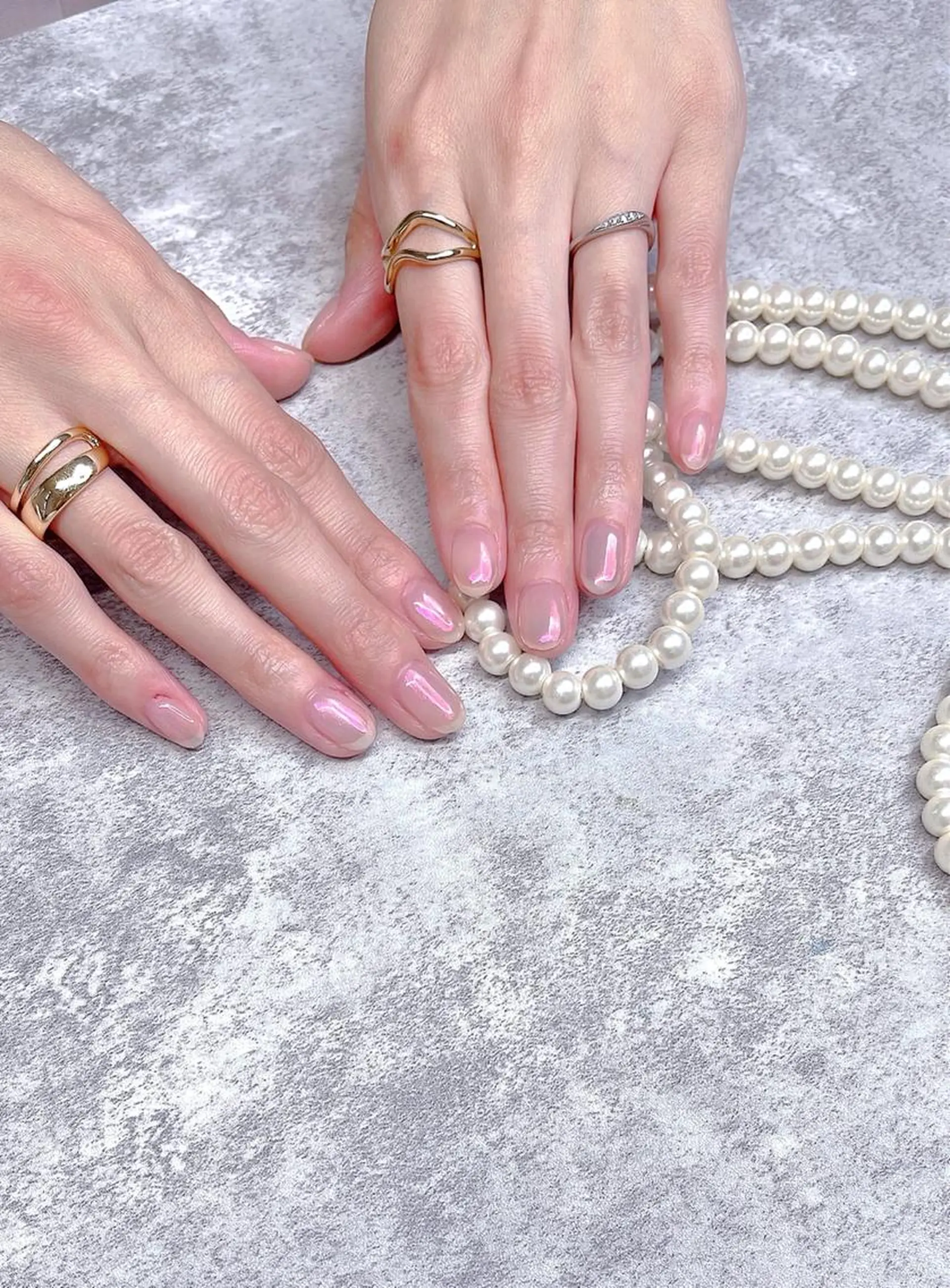 ミディアム 韓国風ヘア めぐみのネイルサロン 惠のネイルデザイン