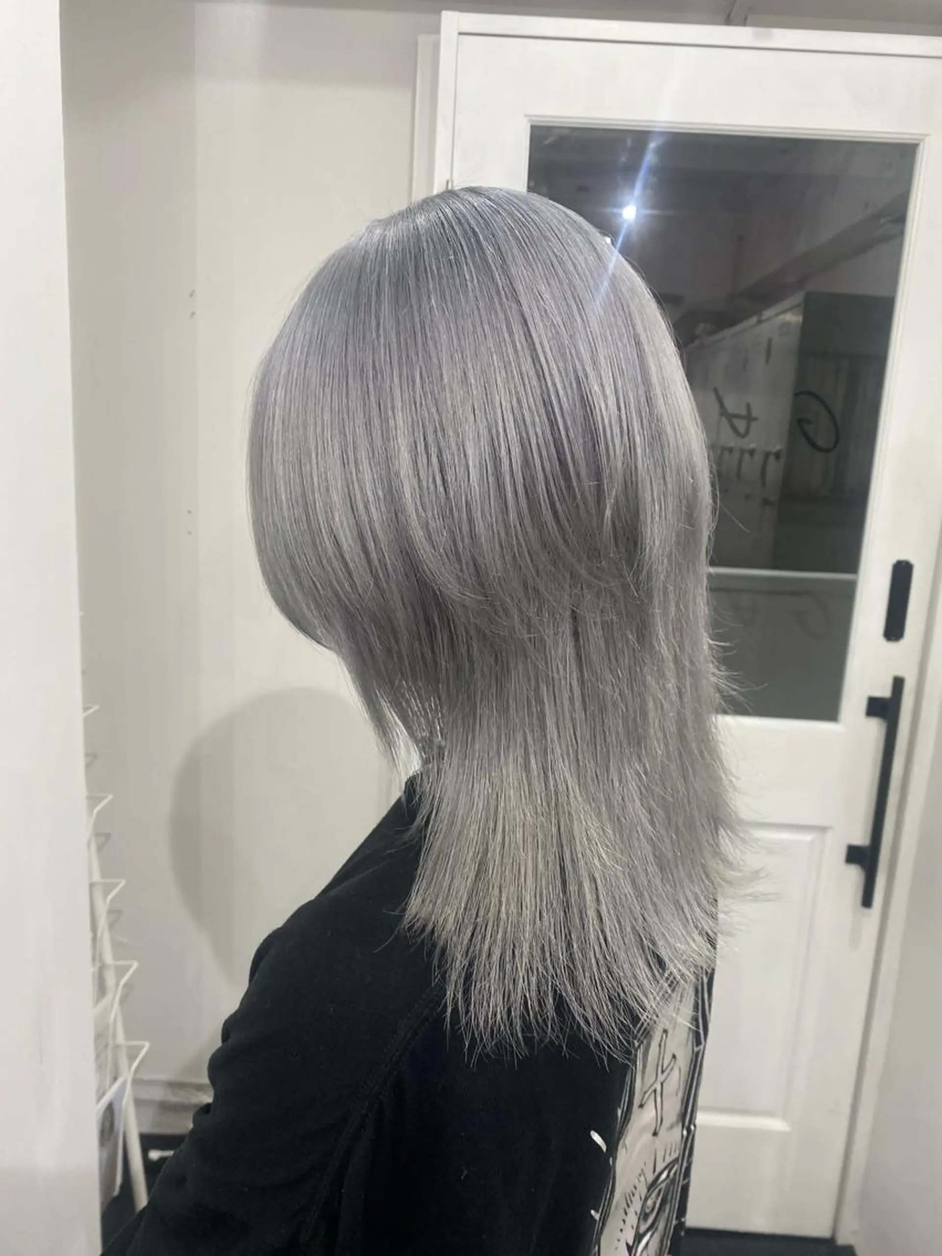 セミロング カラー ブリーチ 楓🦋韓国系レイヤー / 透明感カラー🤍のヘアスタイル