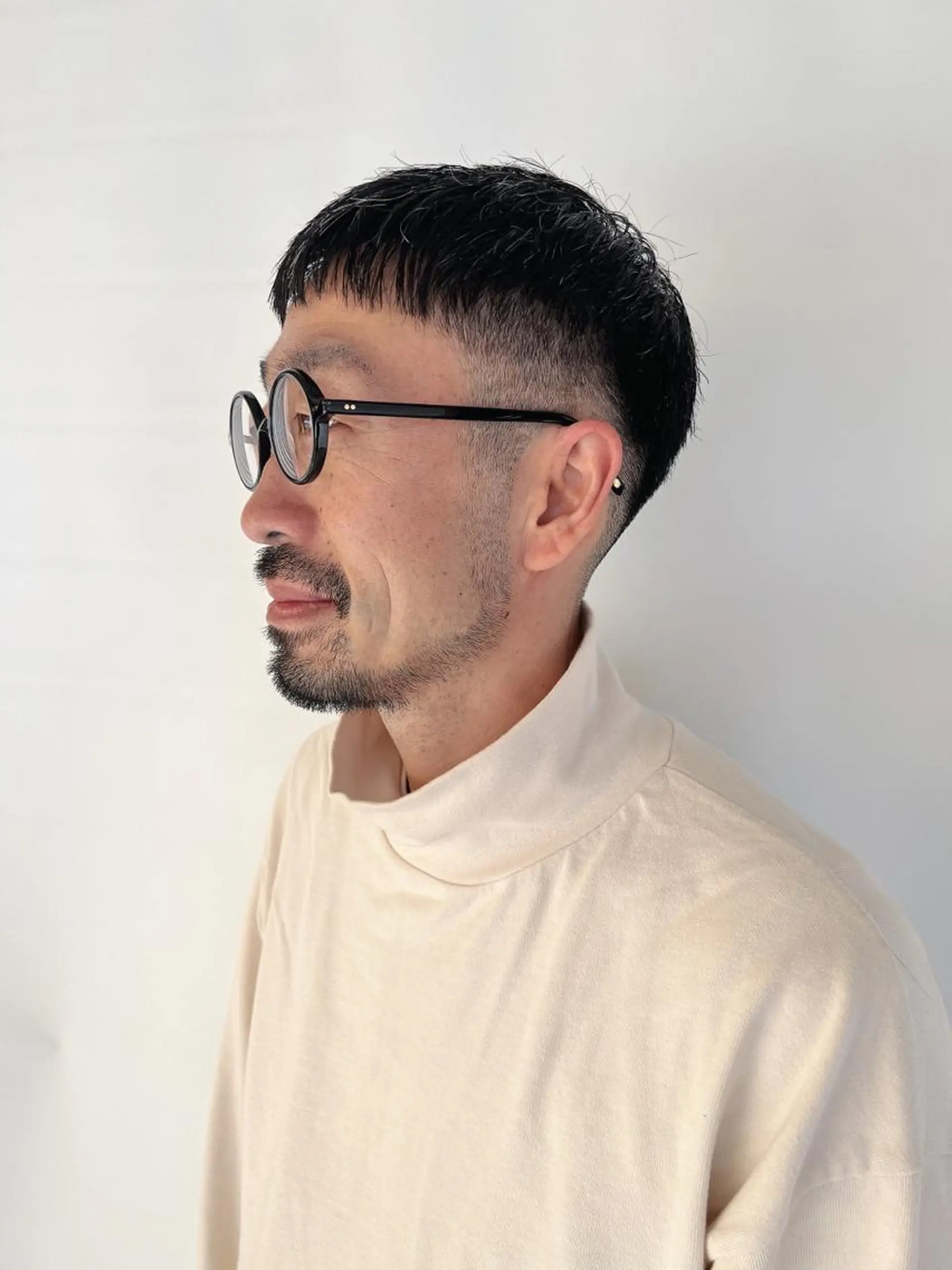 メンズ morio from london所属・松岡彩華 ボブ /グレージュのヘアスタイル