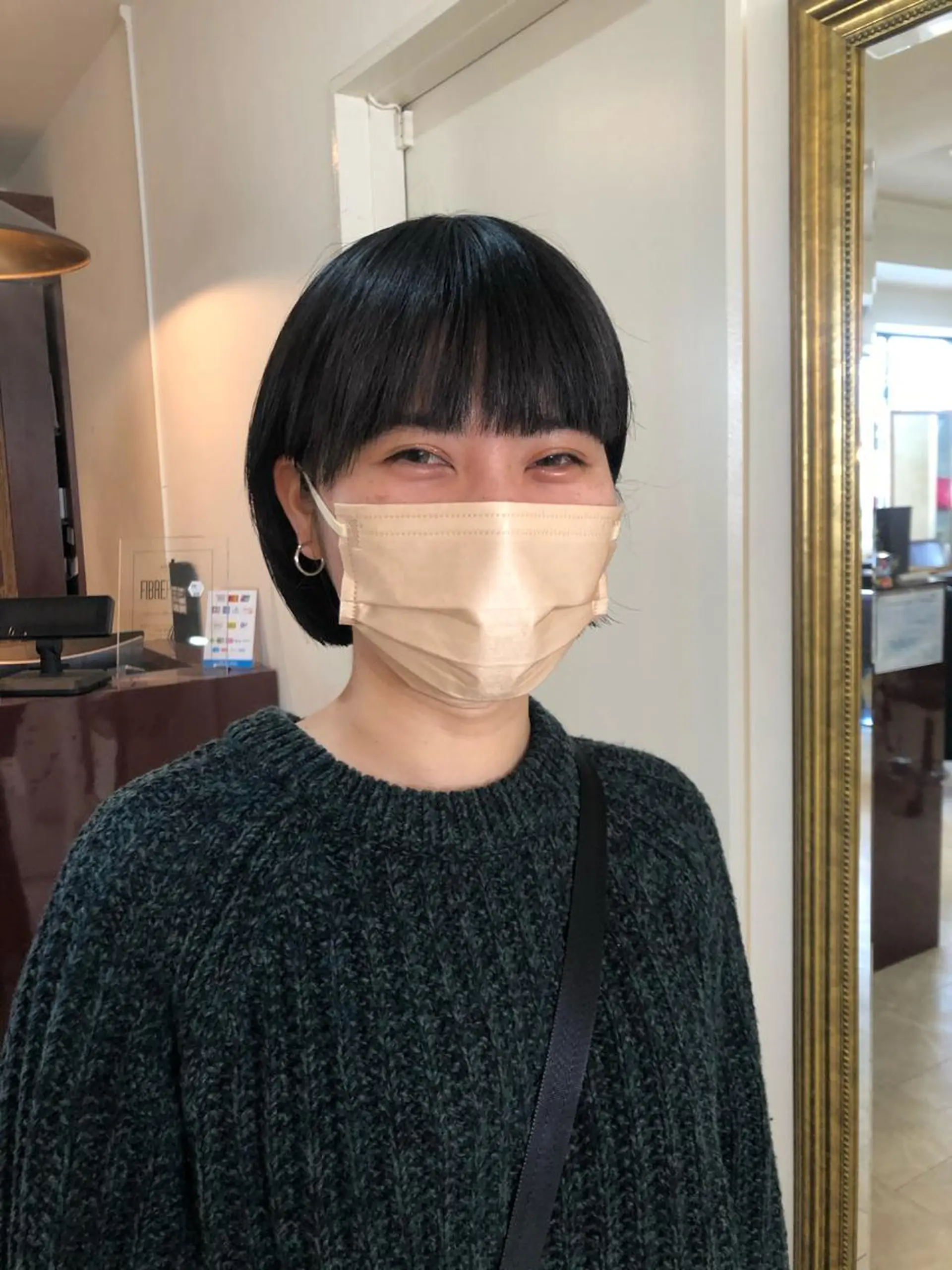 ショート ショートボブ ハンサムショート ボブ くびれヘア ショートヘア ショート/パーマ/ カラー/FUKOのヘアスタイル