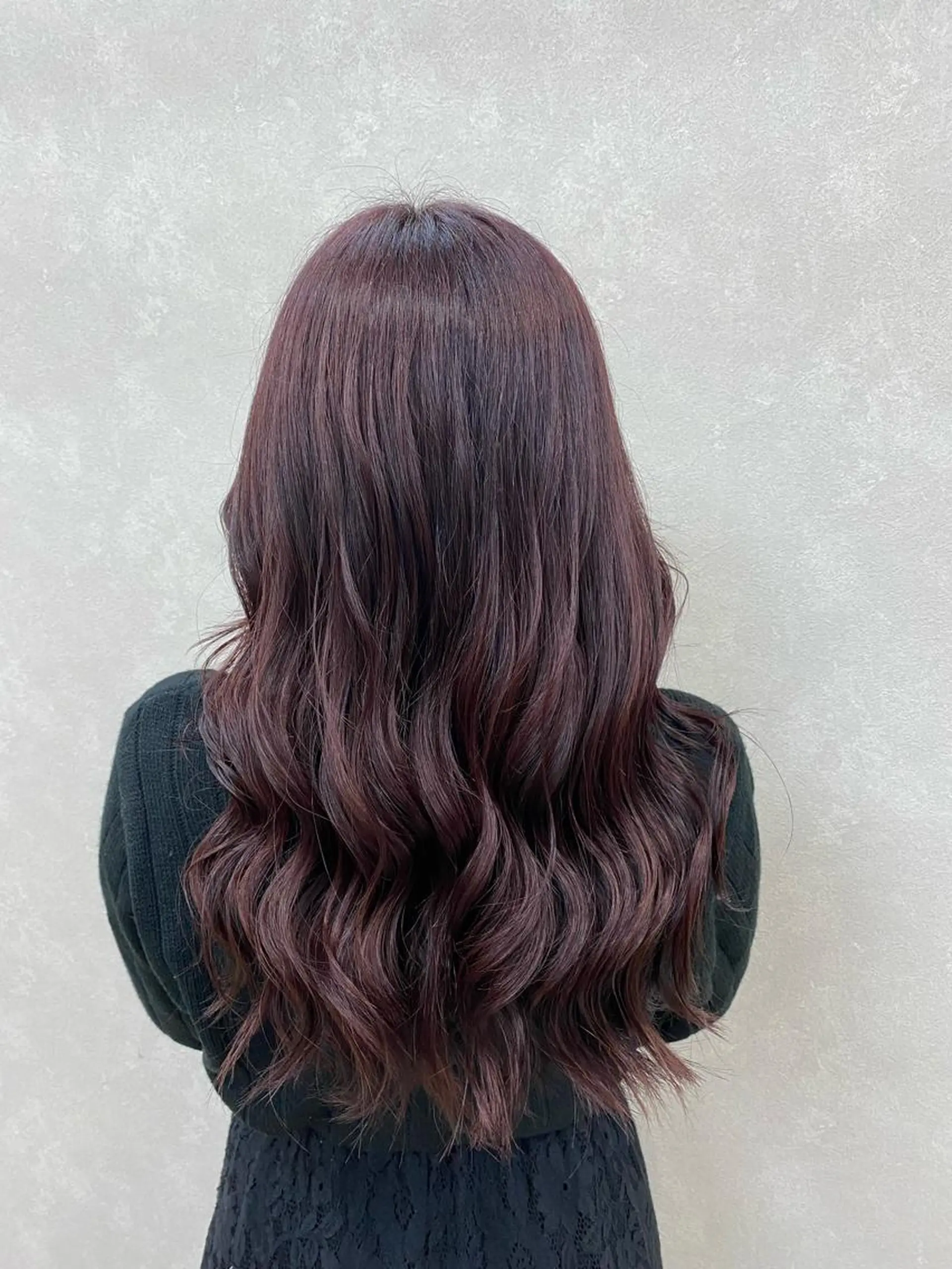 ロング カラー ラベンダーカラー ラベンダーピンク ピンクカラー full bloom所属・宮﨑 舞のヘアスタイル