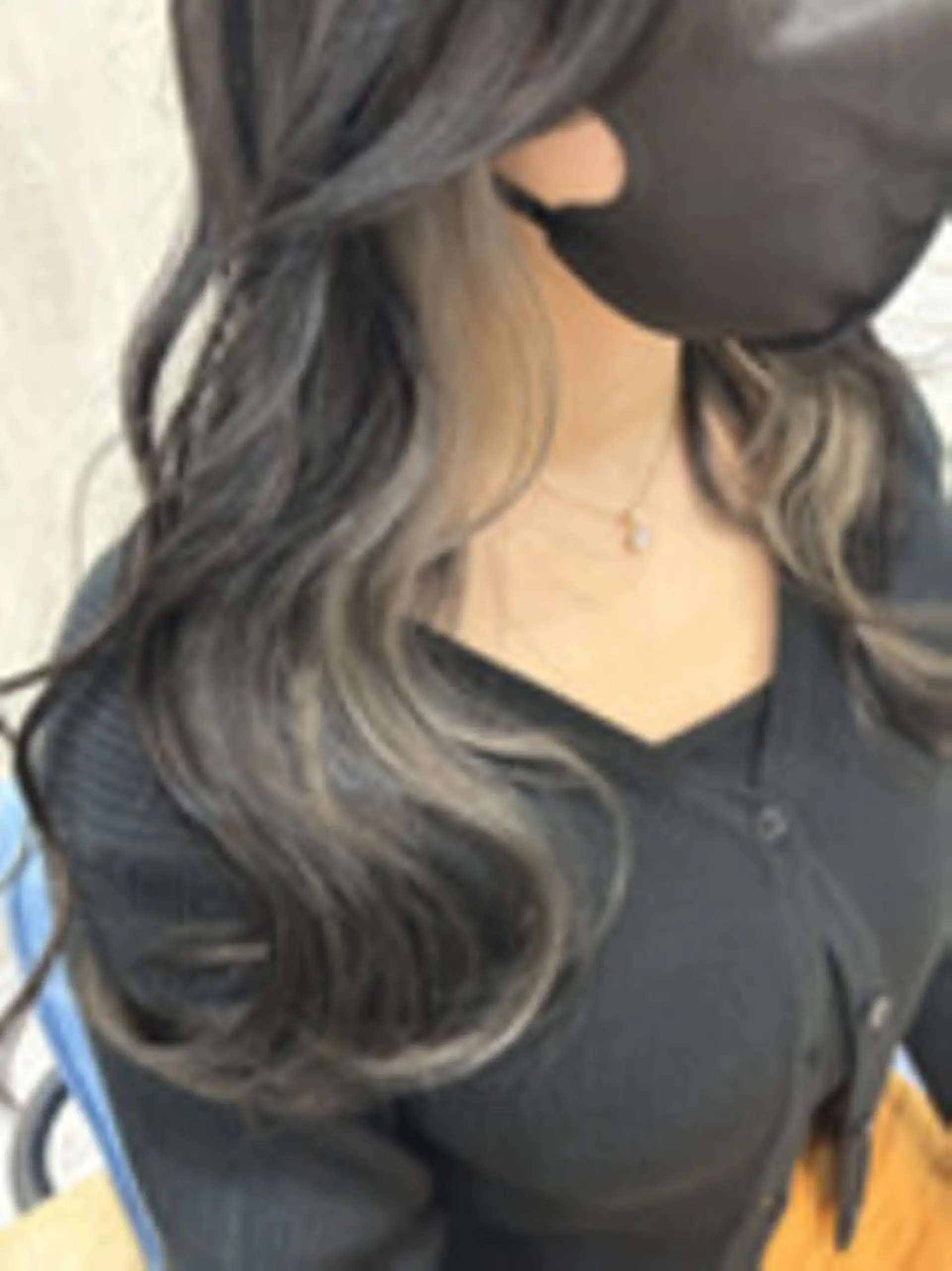 ロング カラー インナーカラー 💓透明感カラー 心斎橋No1💓のヘアスタイル