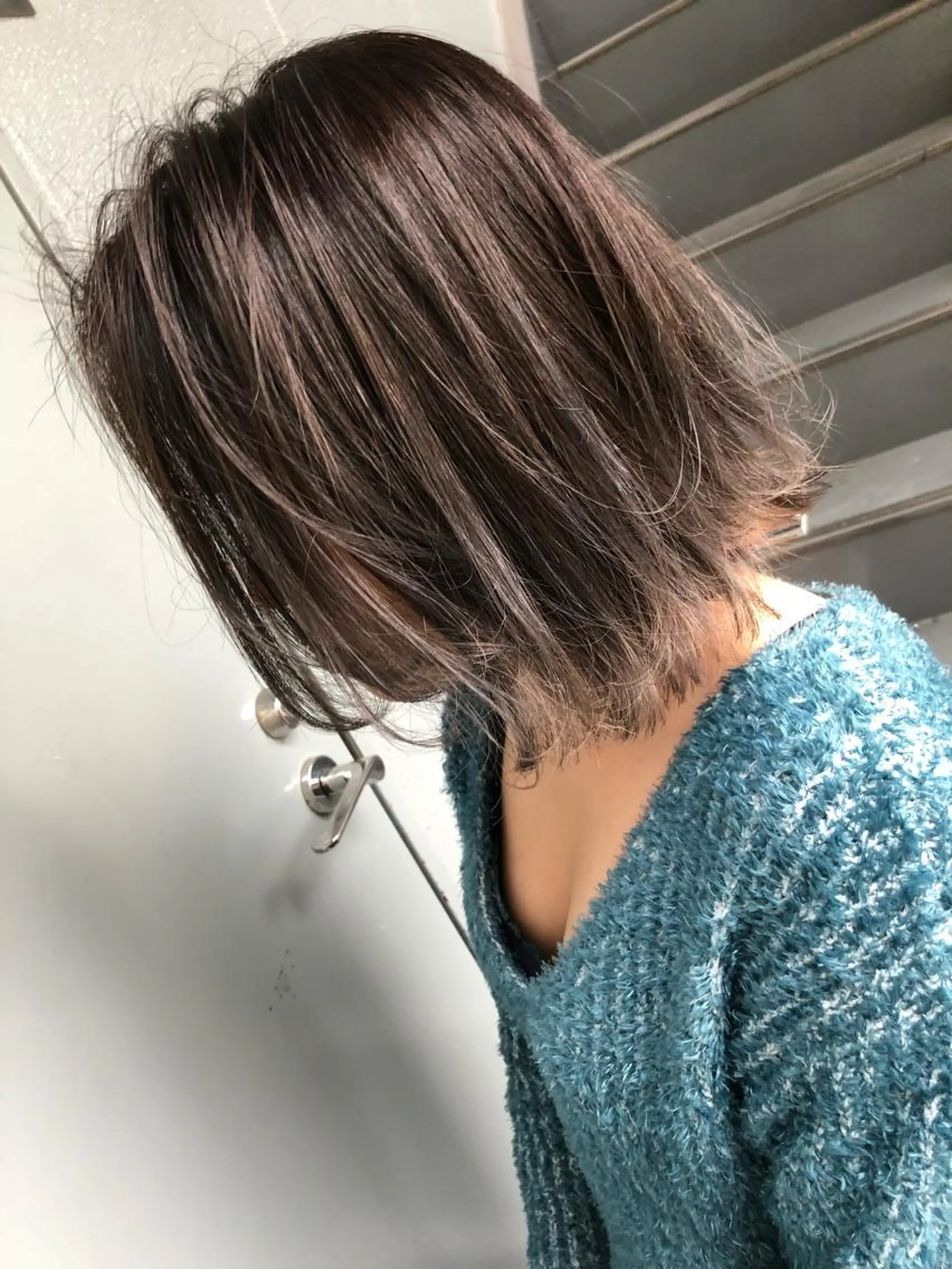 ショート カラー バレイヤージュ レイヤーカット ヘアカラー PSY(サイ)所属・PSY(サイ)池袋 金田尚久🎨のヘアスタイル