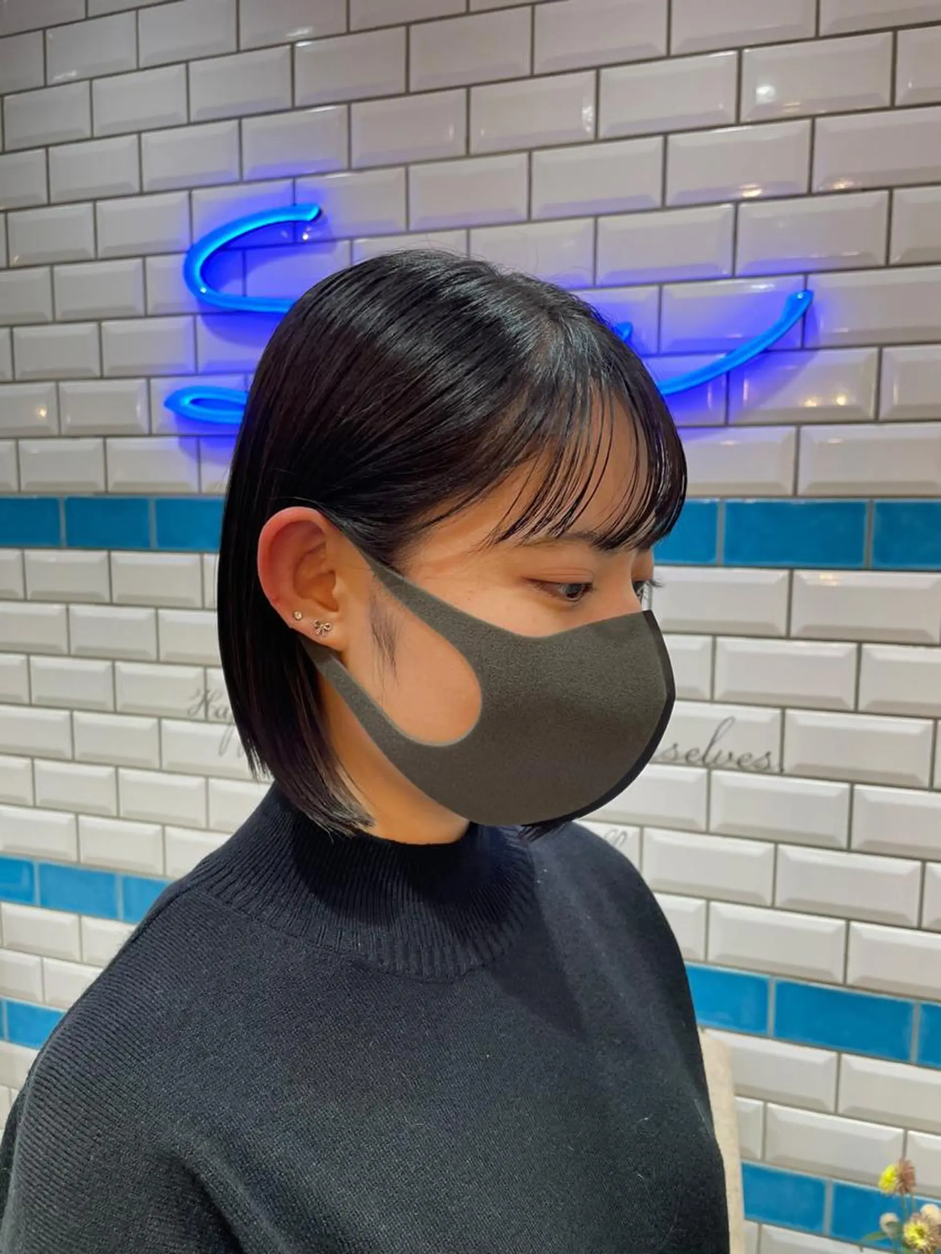 ショート カット ヘアカラー トリートメント 新宿/韓国レイヤー 髪質改善カラー/角所のヘアスタイル