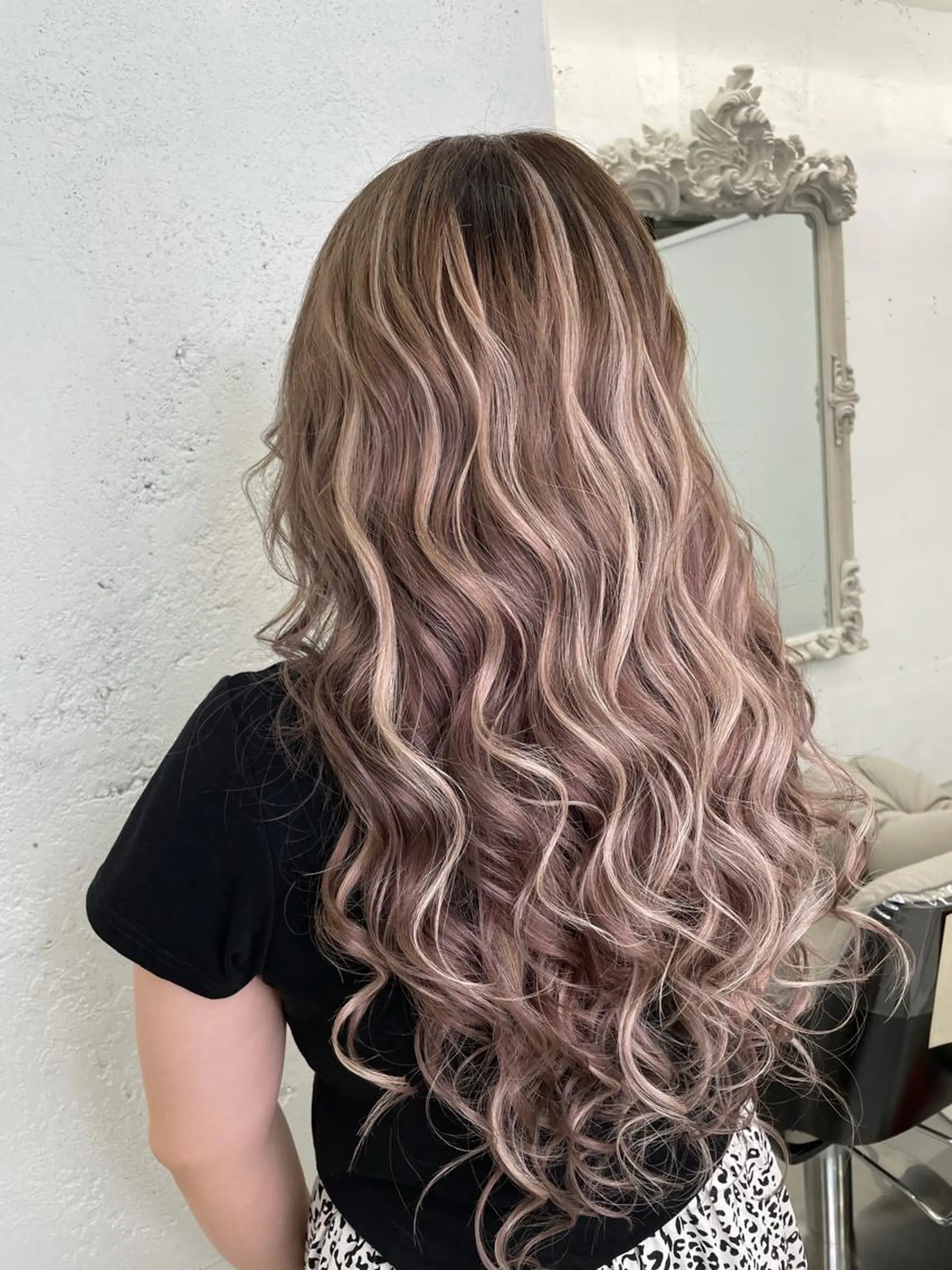 ロング エクステ 家田 竜のヘアスタイル