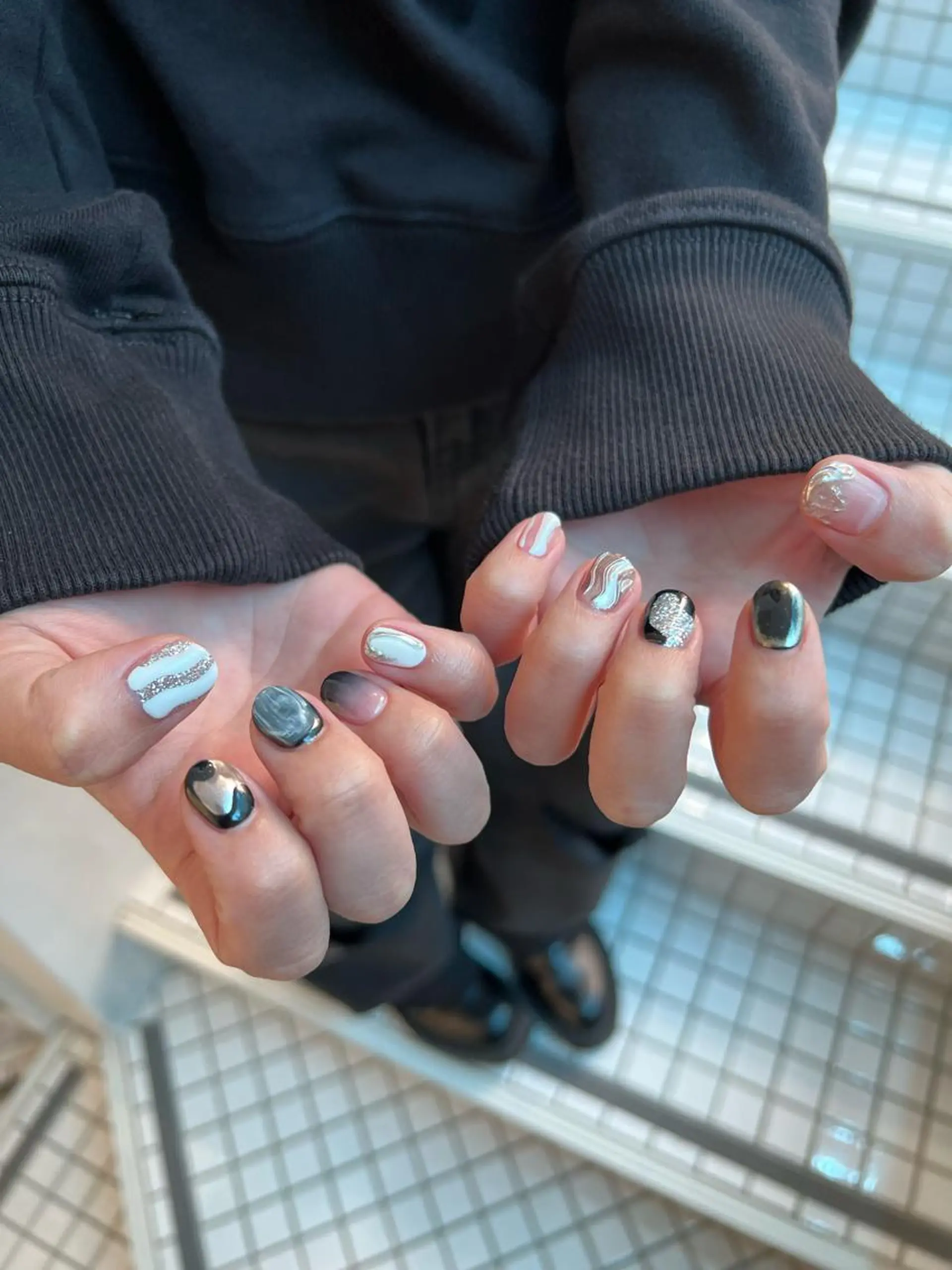 ネイル 【韓国ヘア・ネイル】 HINATA🍒のネイルデザイン